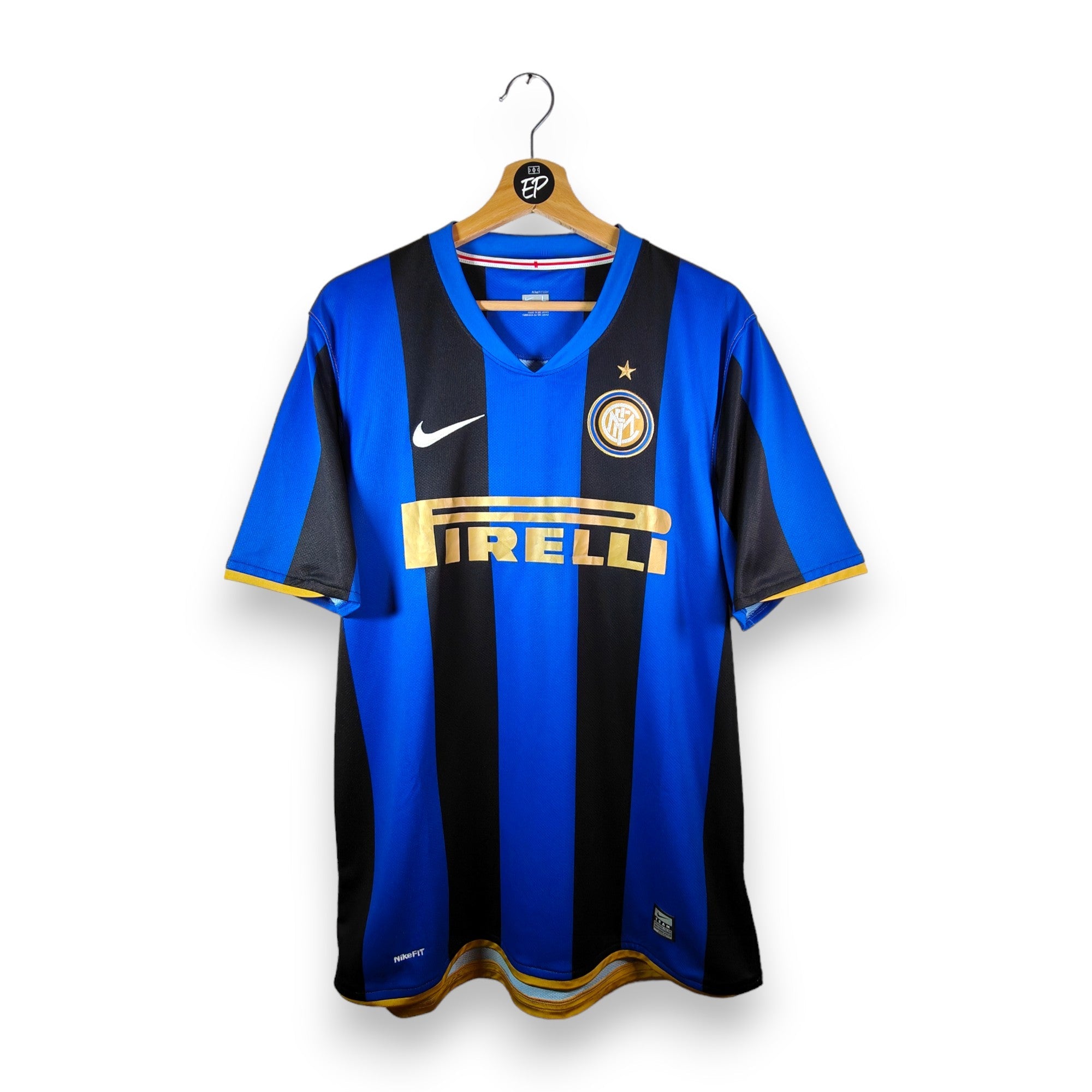 2008 - 09 Inter Milan Home Shirt Adriano 10 (L) - Eternal Pitch
