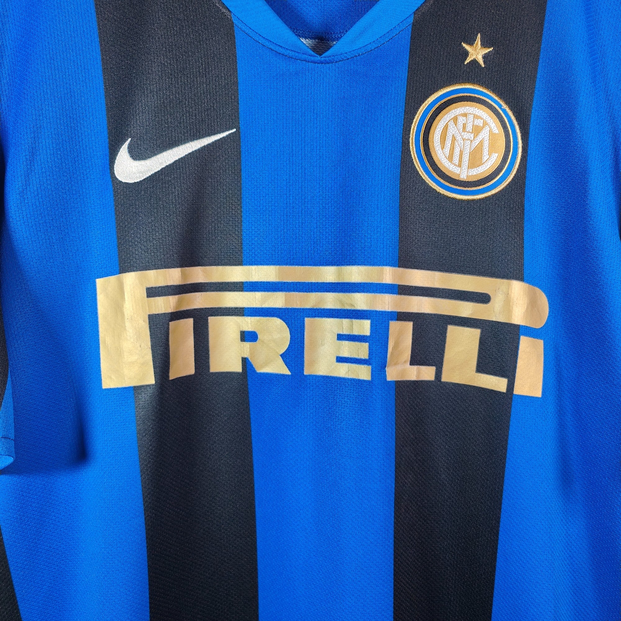 2008 - 09 Inter Milan Home Shirt Adriano 10 (L) - Eternal Pitch