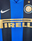 2008 - 09 Inter Milan Home Shirt Figo 7 - 9/10 - (M) - Eternal Pitch
