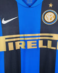 2008 - 09 Inter Milan Home Shirt Figo 7 - 9.5/10 - (L) - Eternal Pitch
