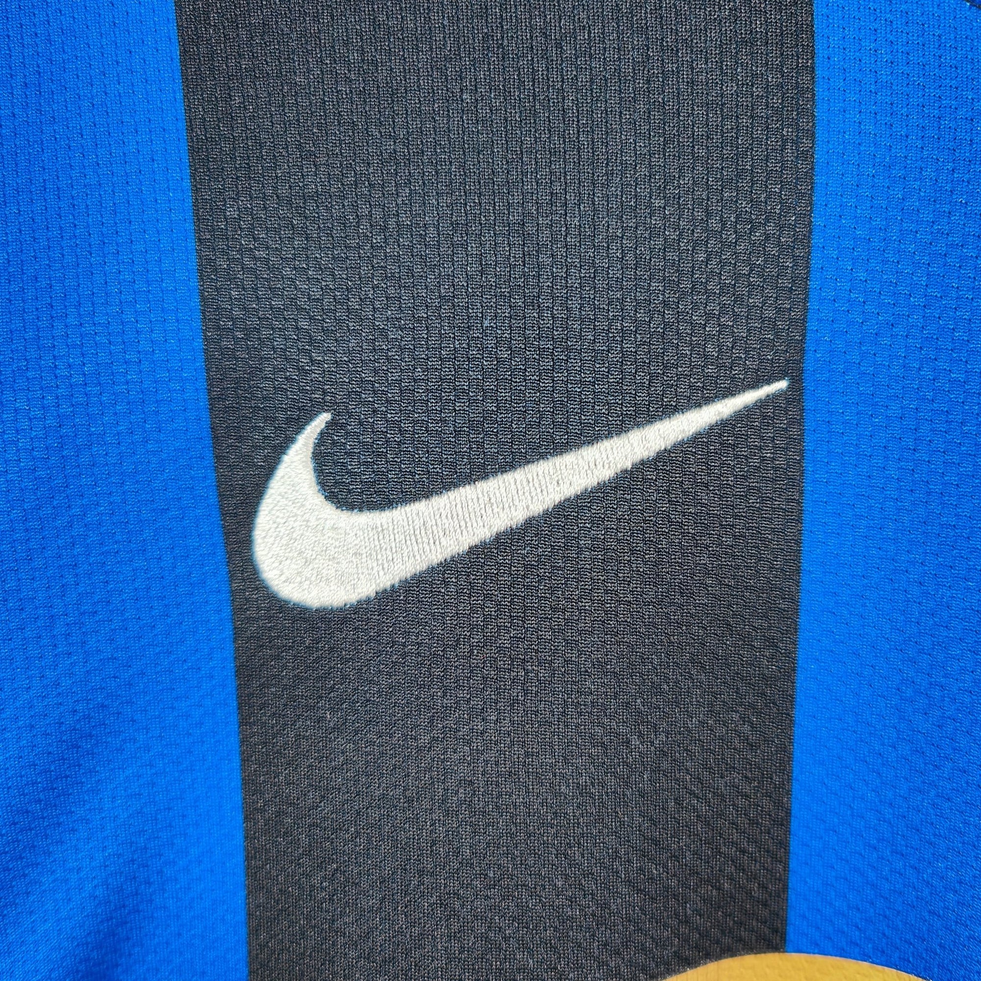 2008 - 09 Inter Milan Home Shirt Figo 7 - 9.5/10 - (L) - Eternal Pitch