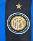 2008 - 09 Inter Milan Home Shirt Figo 7 - 9.5/10 - (L) - Eternal Pitch