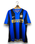 2008 - 09 Inter Milan Home Shirt Figo 7 - 9.5/10 - (L) - Eternal Pitch