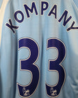 2008 - 09 Manchester City Home Shirt Kompany 33 (L) - Eternal Pitch