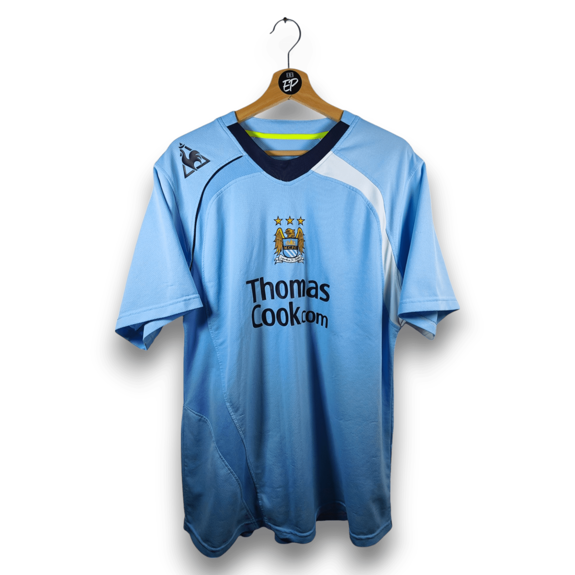 2008 - 09 Manchester City Home Shirt Kompany 33 (L) - Eternal Pitch