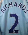 2008 - 09 Manchester City Home Shirt Richards 2 - 7.5/10 - (L) - Eternal Pitch