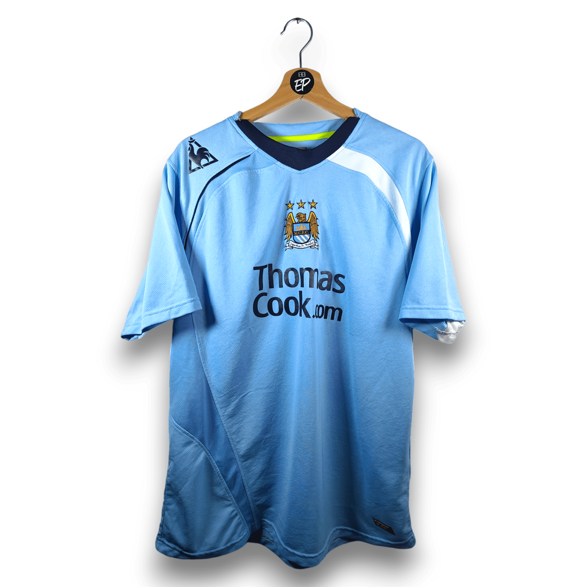 2008 - 09 Manchester City Home Shirt Richards 2 - 7.5/10 - (L) - Eternal Pitch