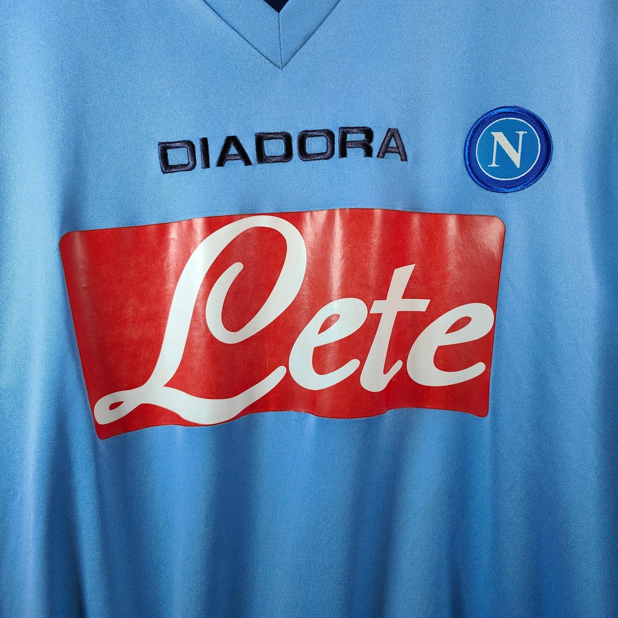2008 - 09 Napoli Home Shirt - 8.5/10 - (L) - Eternal Pitch