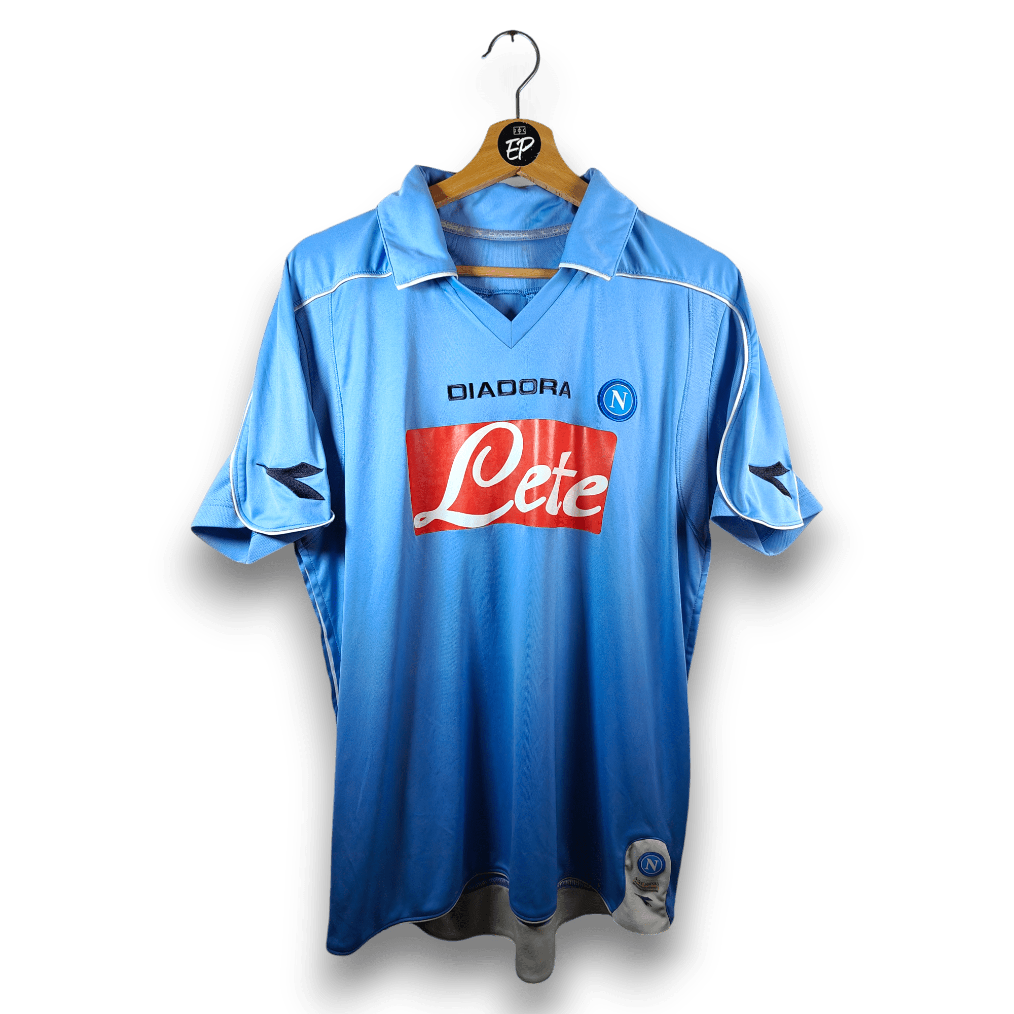 2008 - 09 Napoli Home Shirt - 8.5/10 - (L) - Eternal Pitch