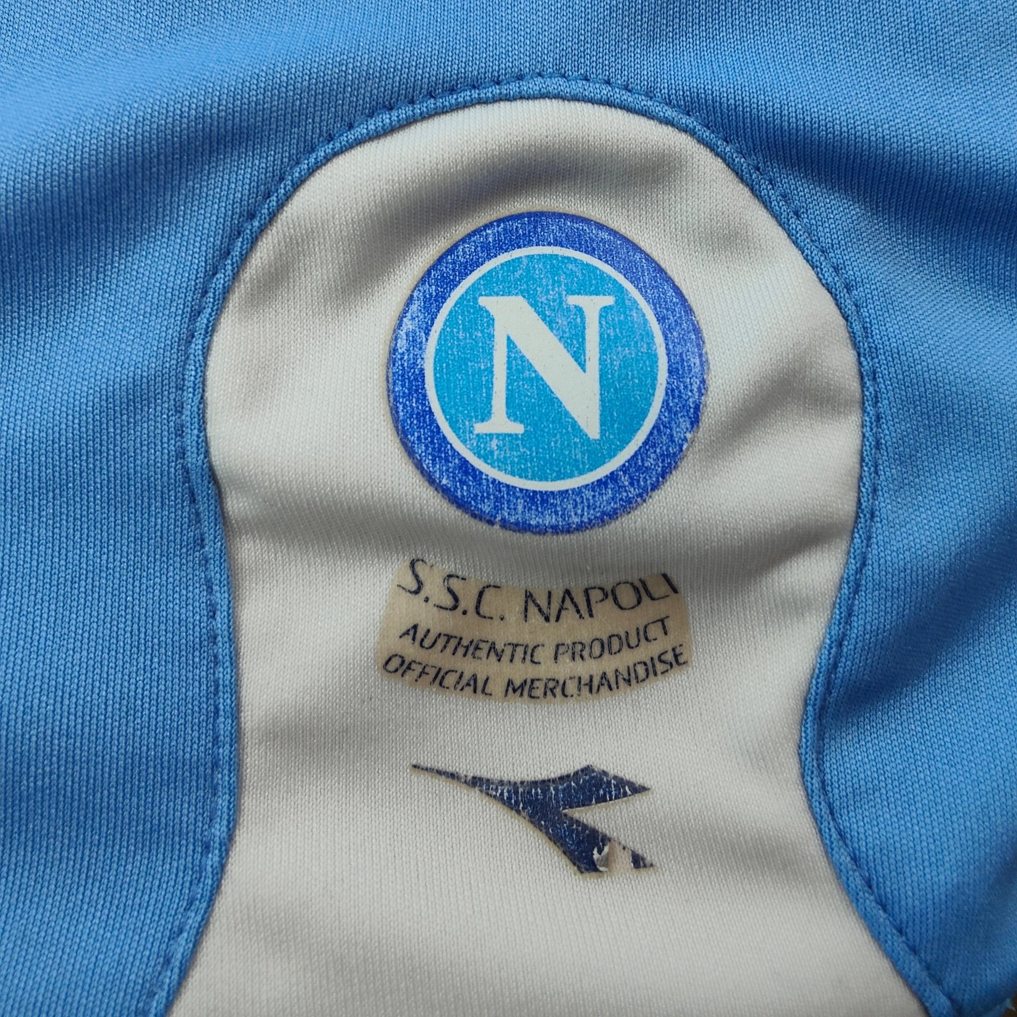 2008 - 09 Napoli Home Shirt - 8.5/10 - (L) - Eternal Pitch