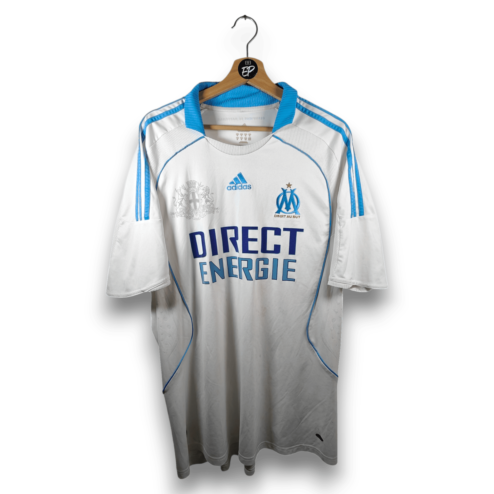 2008 - 09 Olympique Marseille Home Shirt (XL) - Eternal Pitch