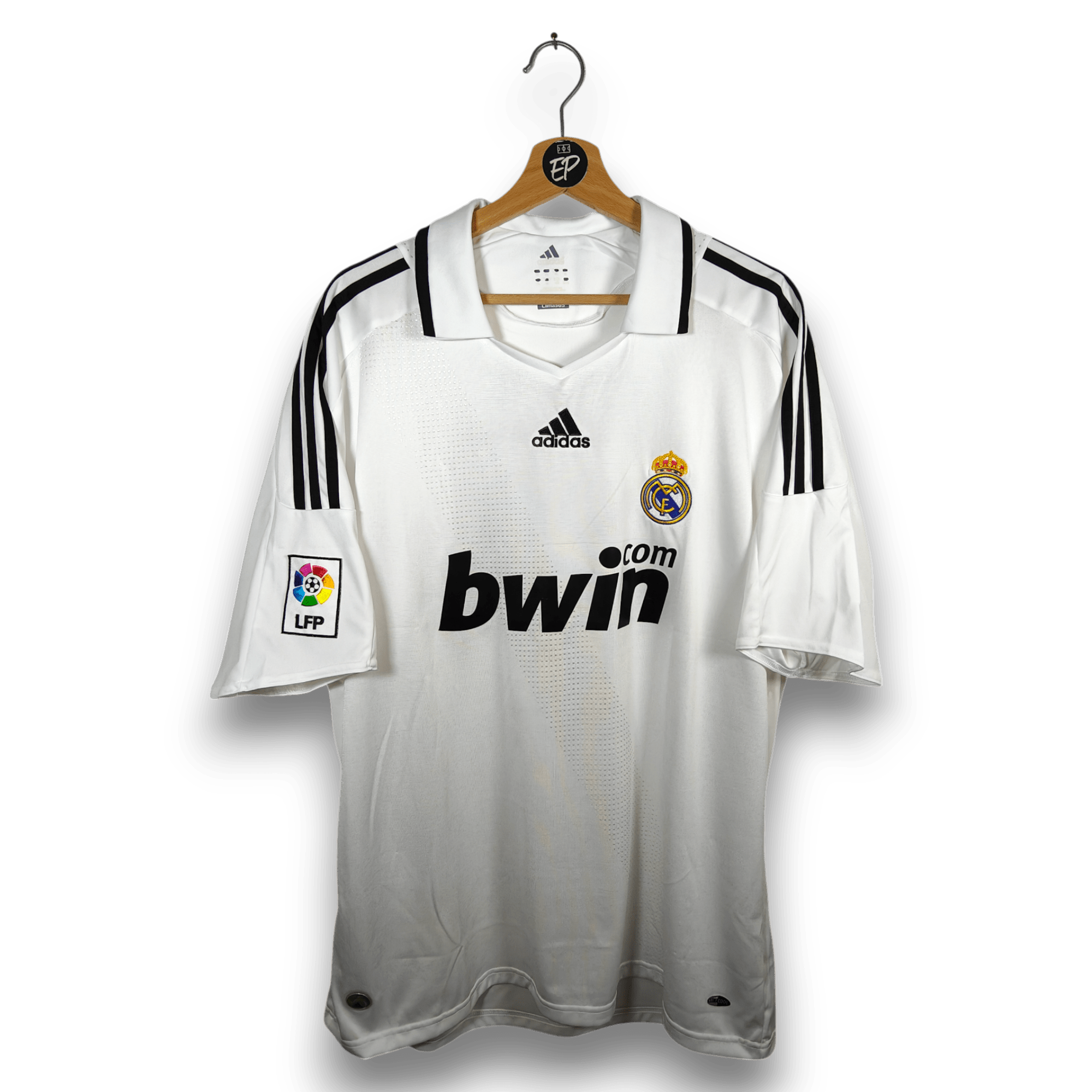 2008 - 09 Real Madrid Home Shirt Raul 7 - 9/10 - (XL) - Eternal Pitch