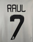 2008 - 09 Real Madrid Home Shirt Raul 7 - 9/10 - (XL) - Eternal Pitch