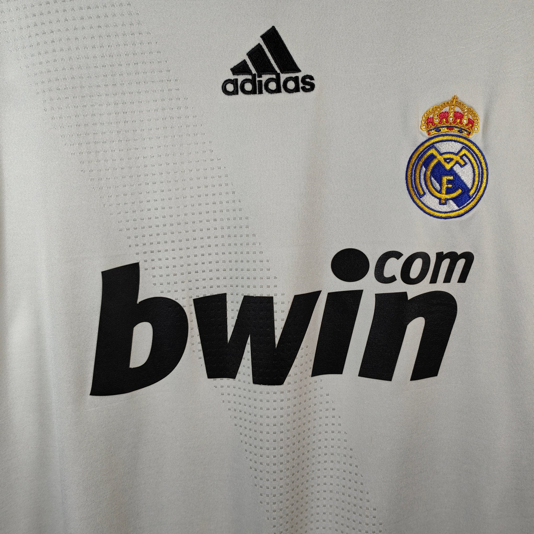 2008-09 Real Madrid Home Shirt Sergio Ramos #4 - 8/10 - (XL