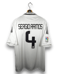 2008 - 09 Real Madrid Home Shirt Sergio Ramos 4 - 8/10 - (XL) - Eternal Pitch