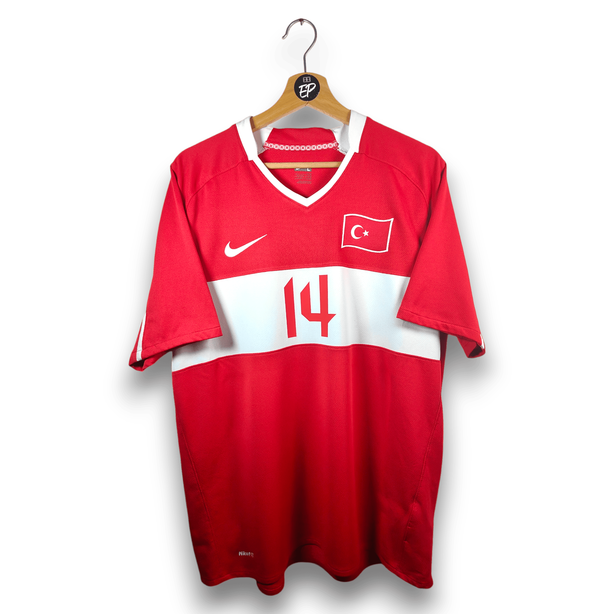 2008 - 09 Turkey Home Shirt Arda 14 - 9.5/10 - (L) - Eternal Pitch