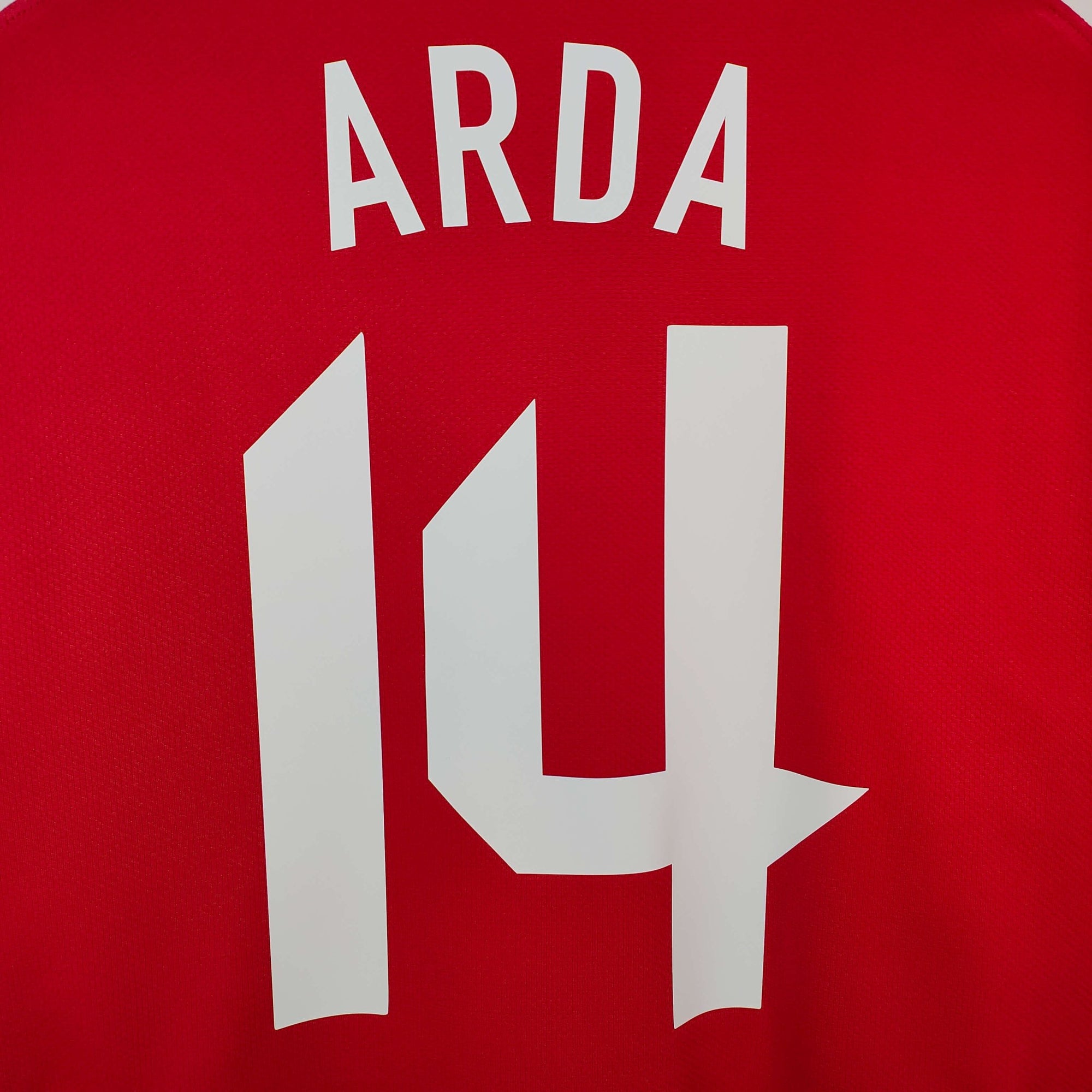 2008 - 09 Turkey Home Shirt Arda 14 - 9.5/10 - (L) - Eternal Pitch