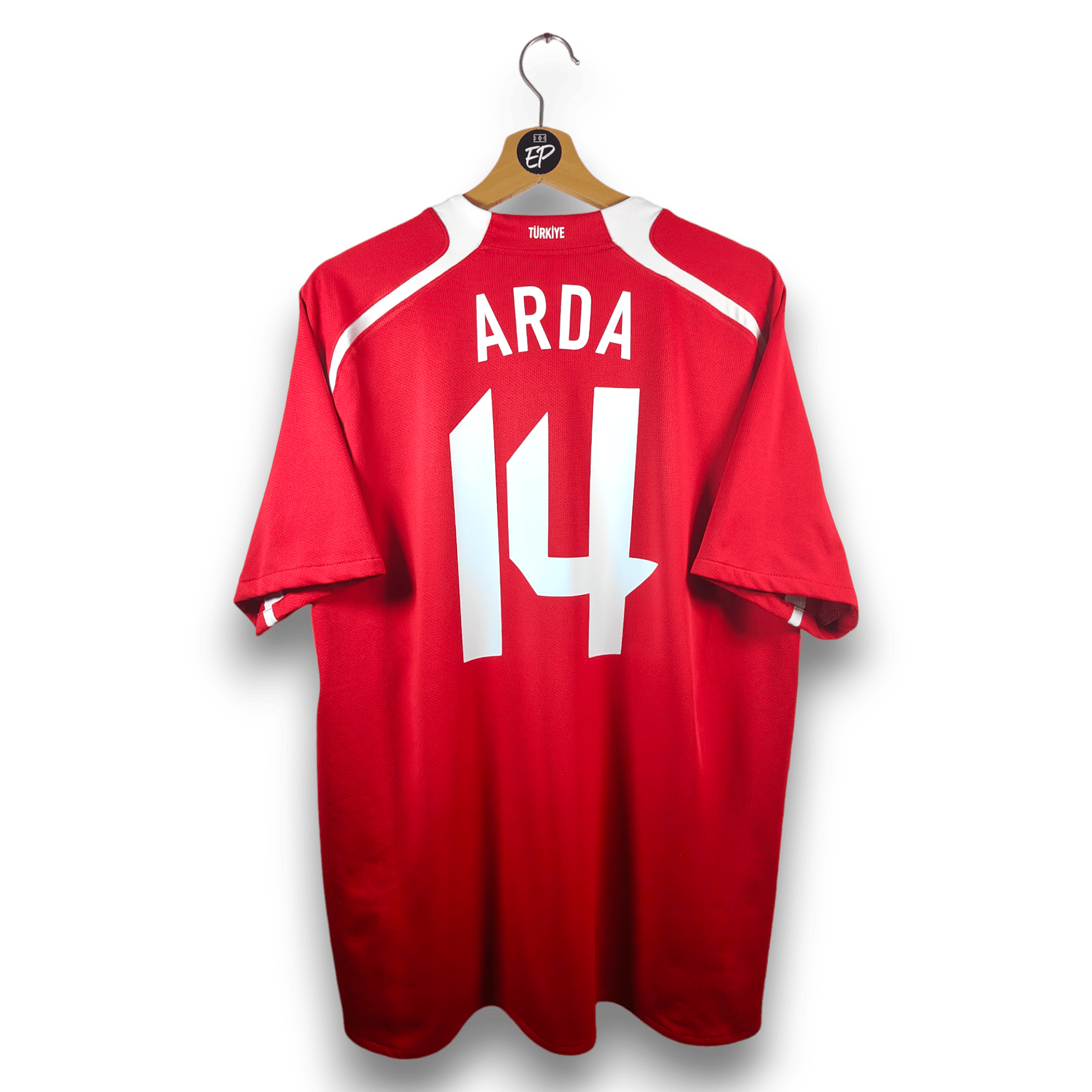 2008 - 09 Turkey Home Shirt Arda 14 - 9.5/10 - (L) - Eternal Pitch