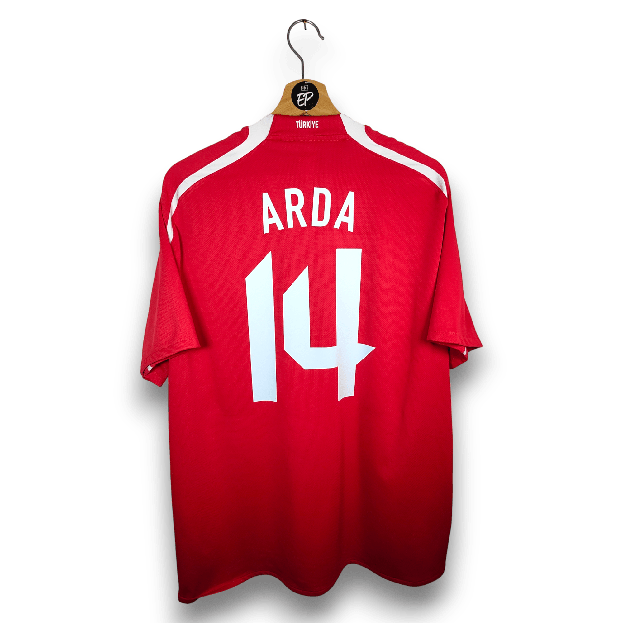 2008 - 09 Turkey Home Shirt Arda 14 - 9.5/10 - (L) - Eternal Pitch