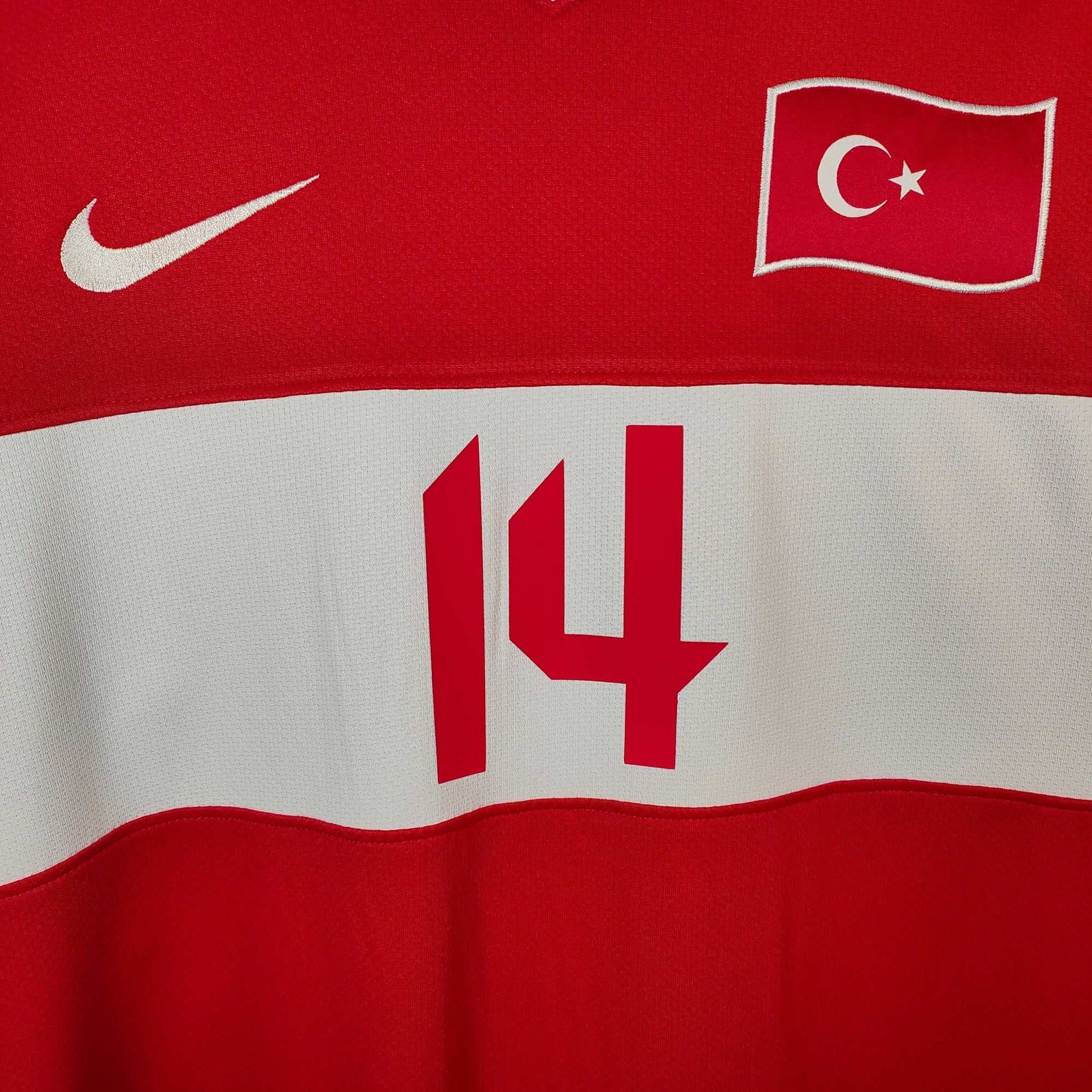2008 - 09 Turkey Home Shirt Arda 14 - 9.5/10 - (L) - Eternal Pitch