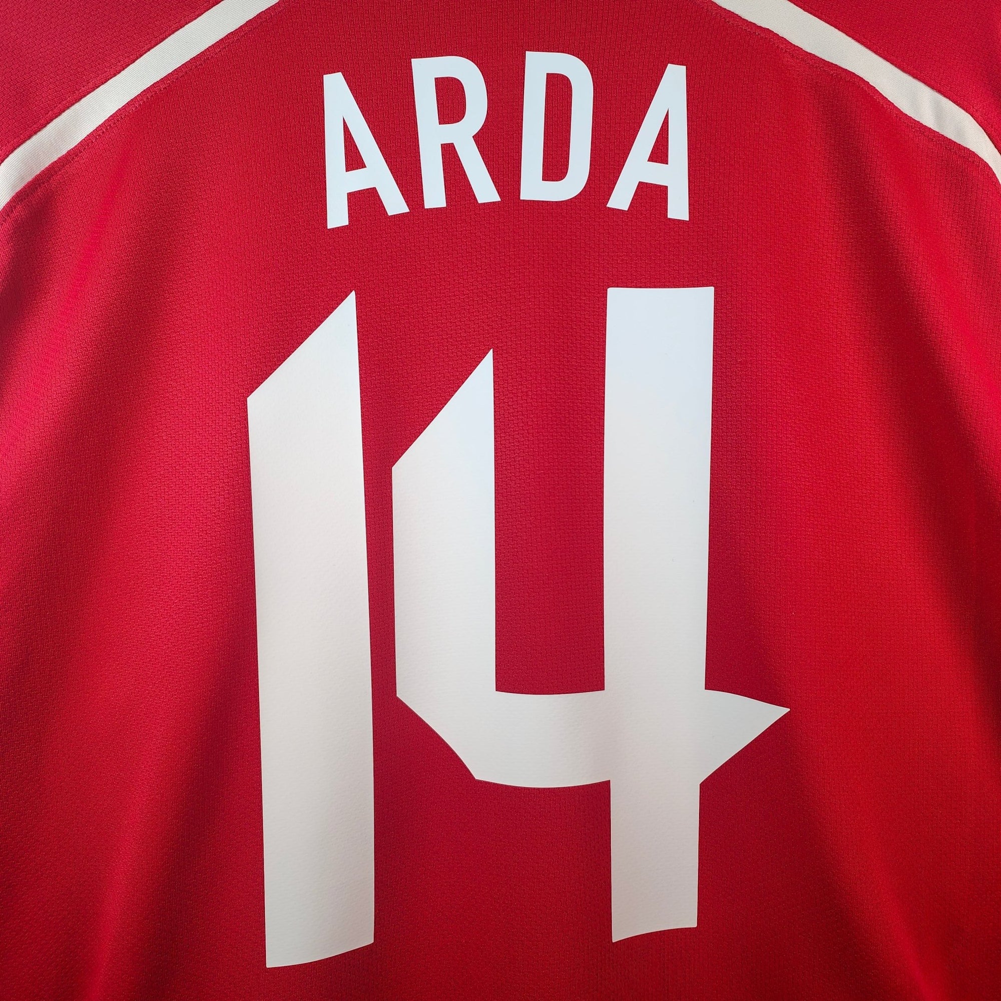 2008 - 09 Turkey Home Shirt Arda 14 - 9.5/10 - (L) - Eternal Pitch