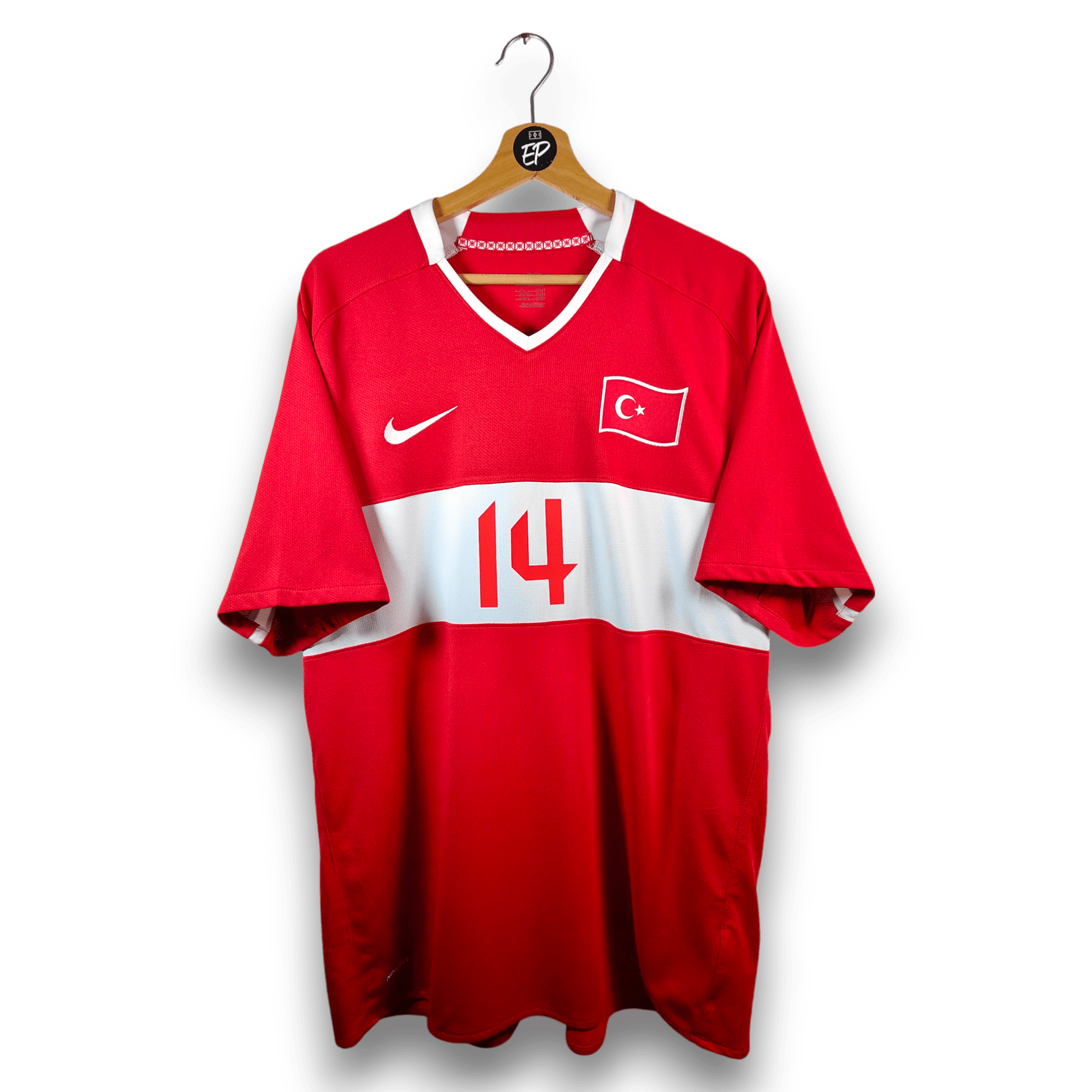 2008 - 09 Turkey Home Shirt Arda 14 - 9.5/10 - (XL) - Eternal Pitch