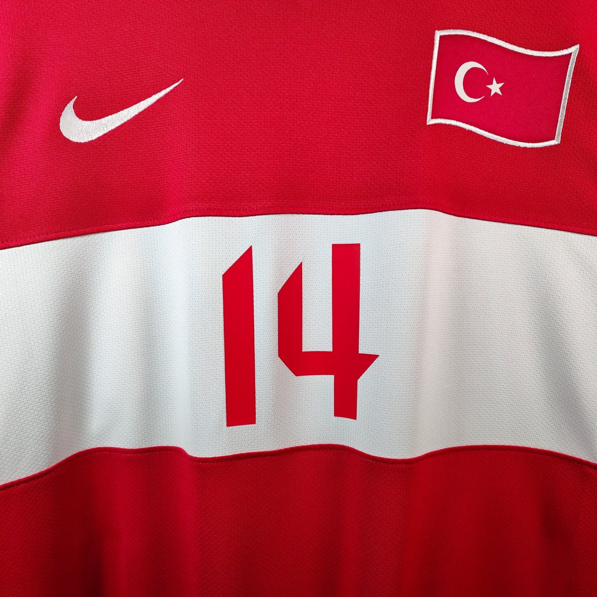 2008 - 09 Turkey Home Shirt Arda 14 - 9.5/10 - (XL) - Eternal Pitch