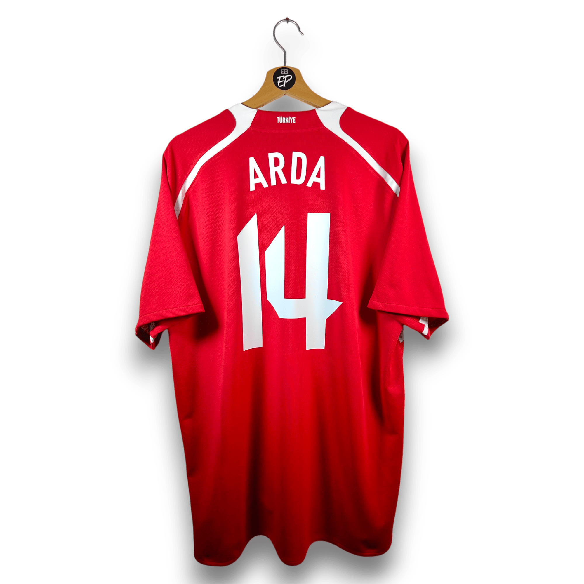 2008 - 09 Turkey Home Shirt Arda 14 - 9.5/10 - (XL) - Eternal Pitch