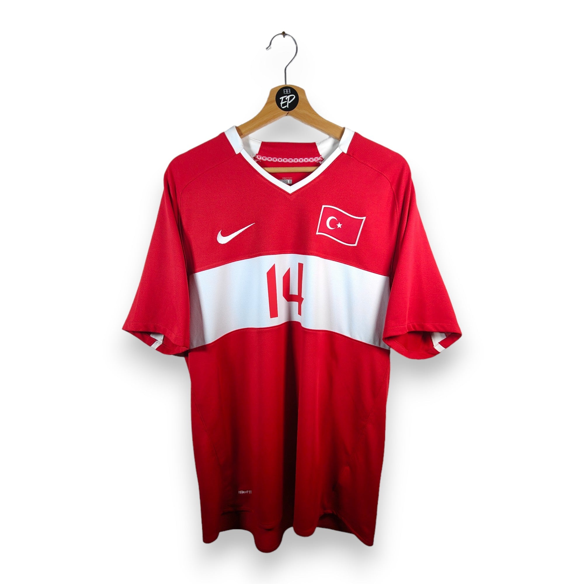 2008 - 09 Turkey Home Shirt Arda 14 (L) - Eternal Pitch