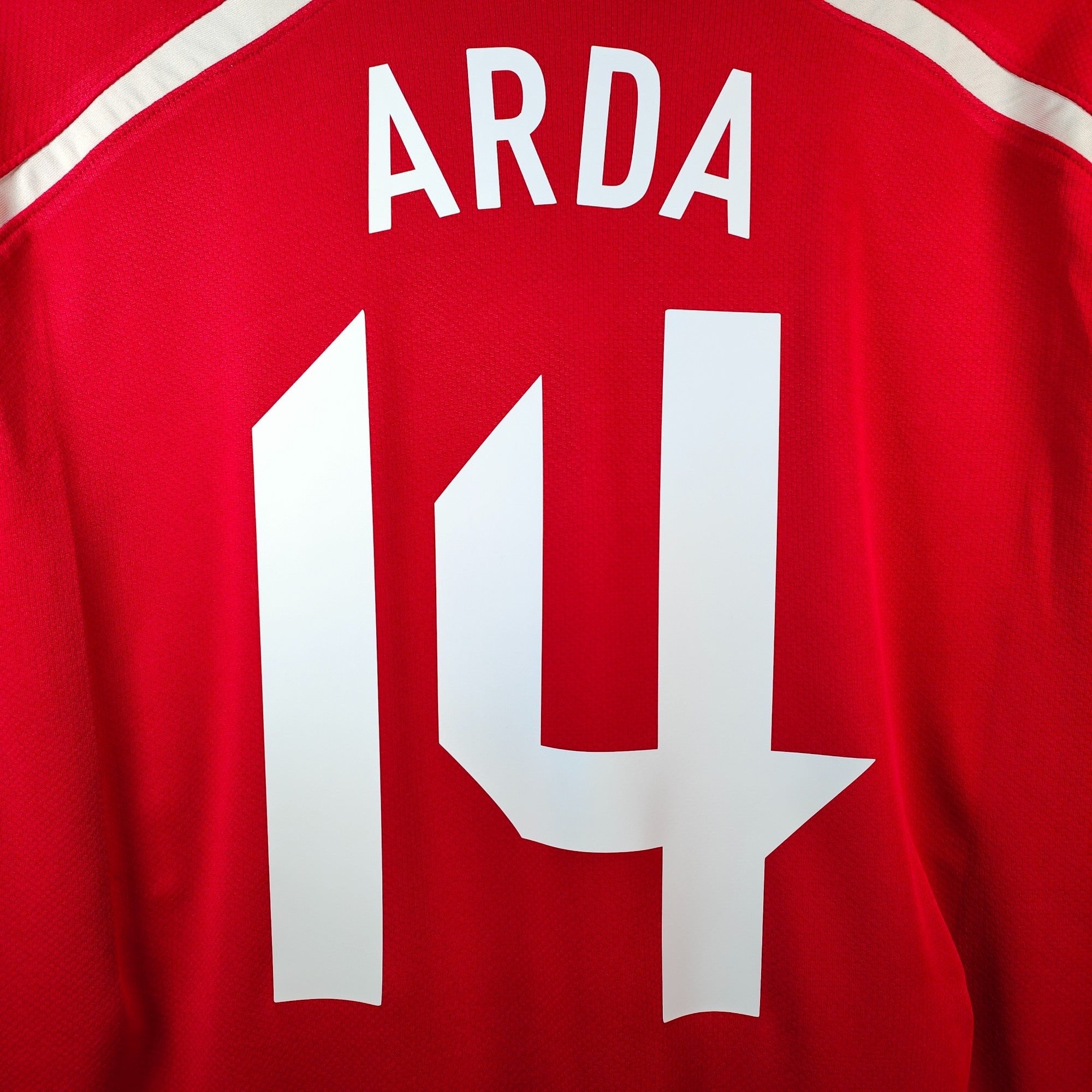 2008 - 09 Turkey Home Shirt Arda 14 (L) - Eternal Pitch
