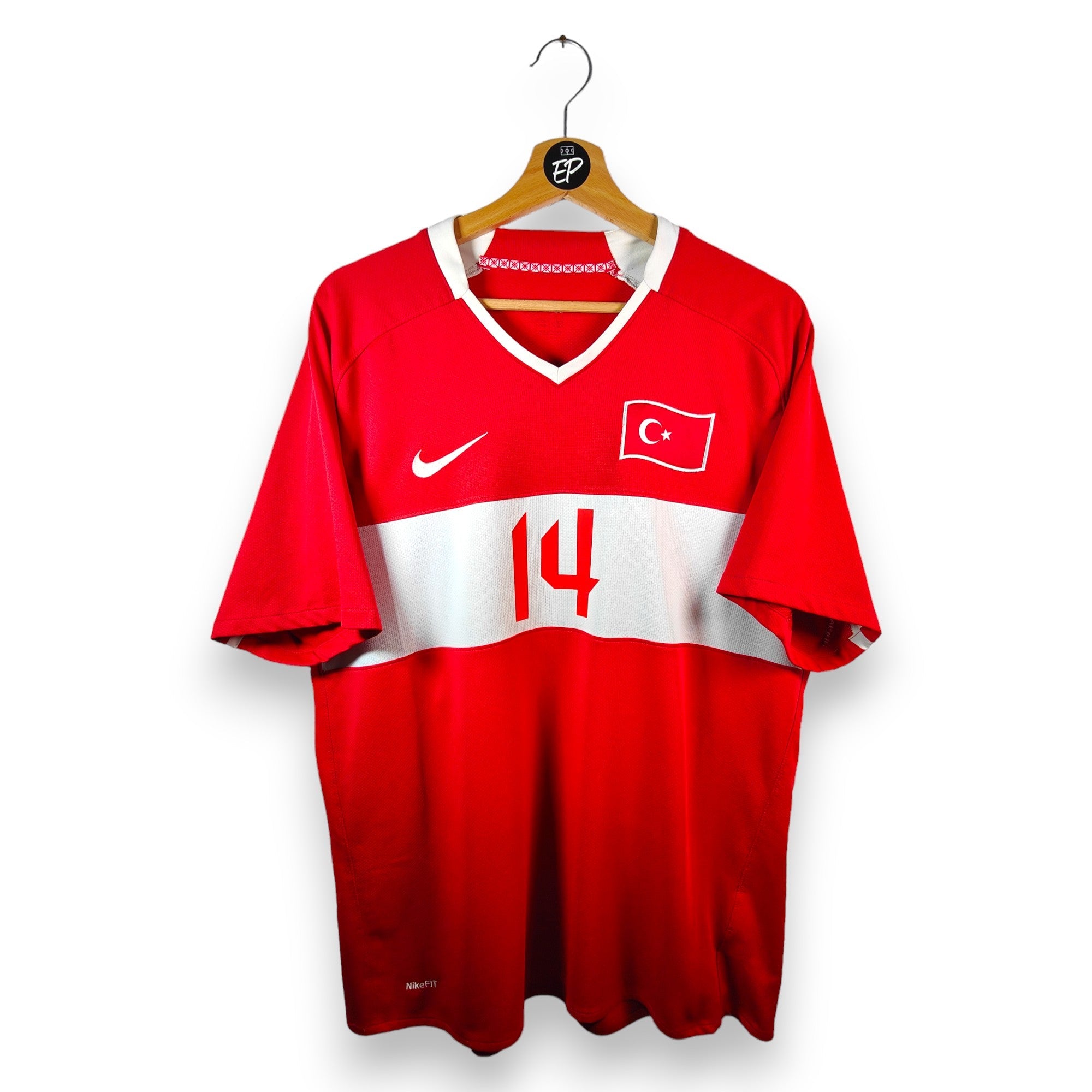 2008 - 09 Turkey Home Shirt Arda 14 (L) - Eternal Pitch