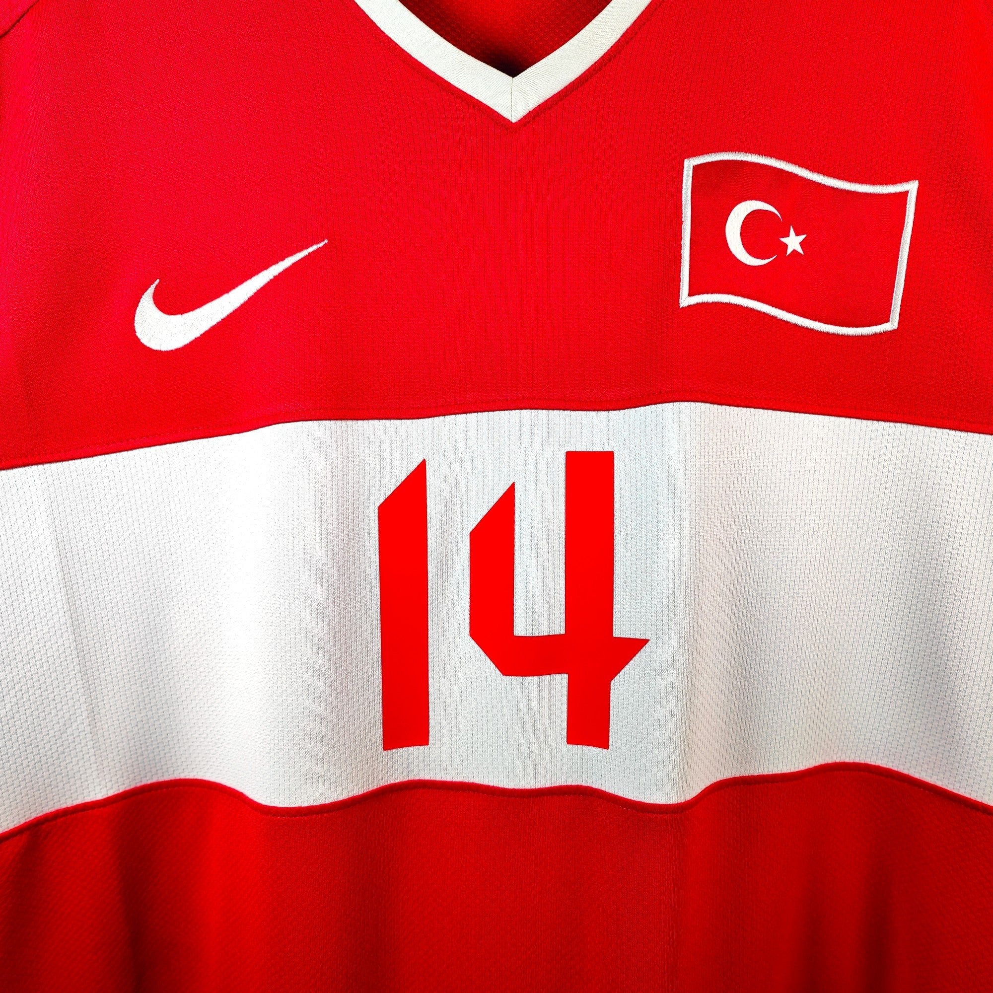 2008 - 09 Turkey Home Shirt Arda 14 (L) - Eternal Pitch