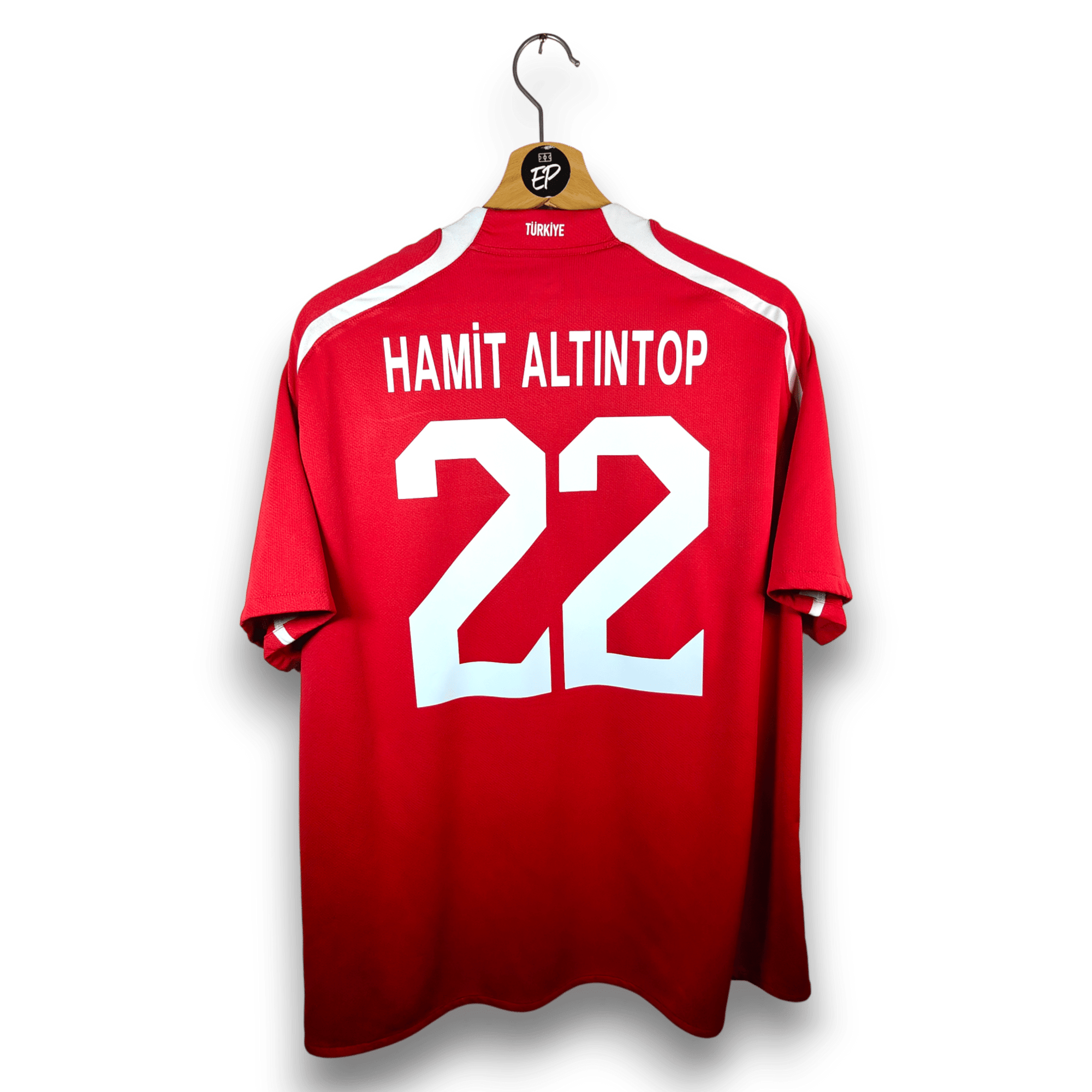2008 - 09 Turkey Home Shirt Hamit Altintop 22 - 9.5/10 - (L) - Eternal Pitch