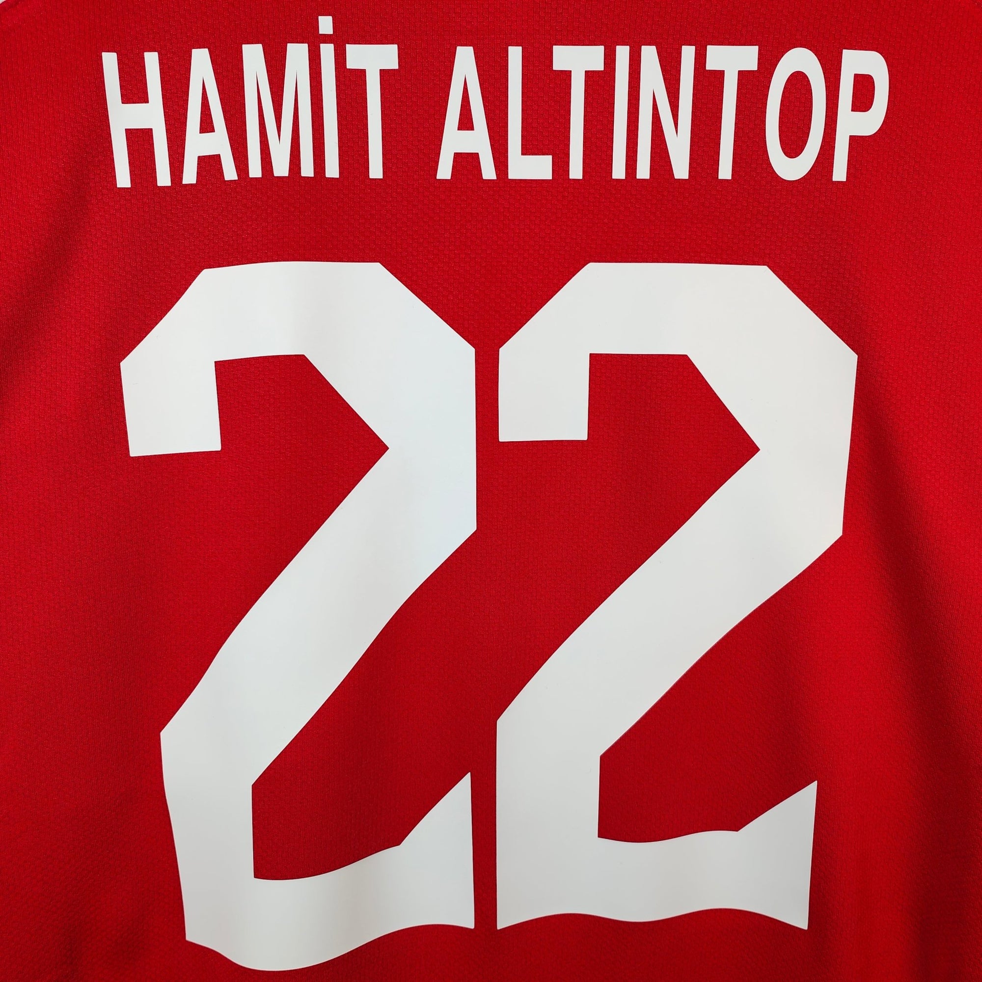 2008 - 09 Turkey Home Shirt Hamit Altintop 22 - 9.5/10 - (L) - Eternal Pitch