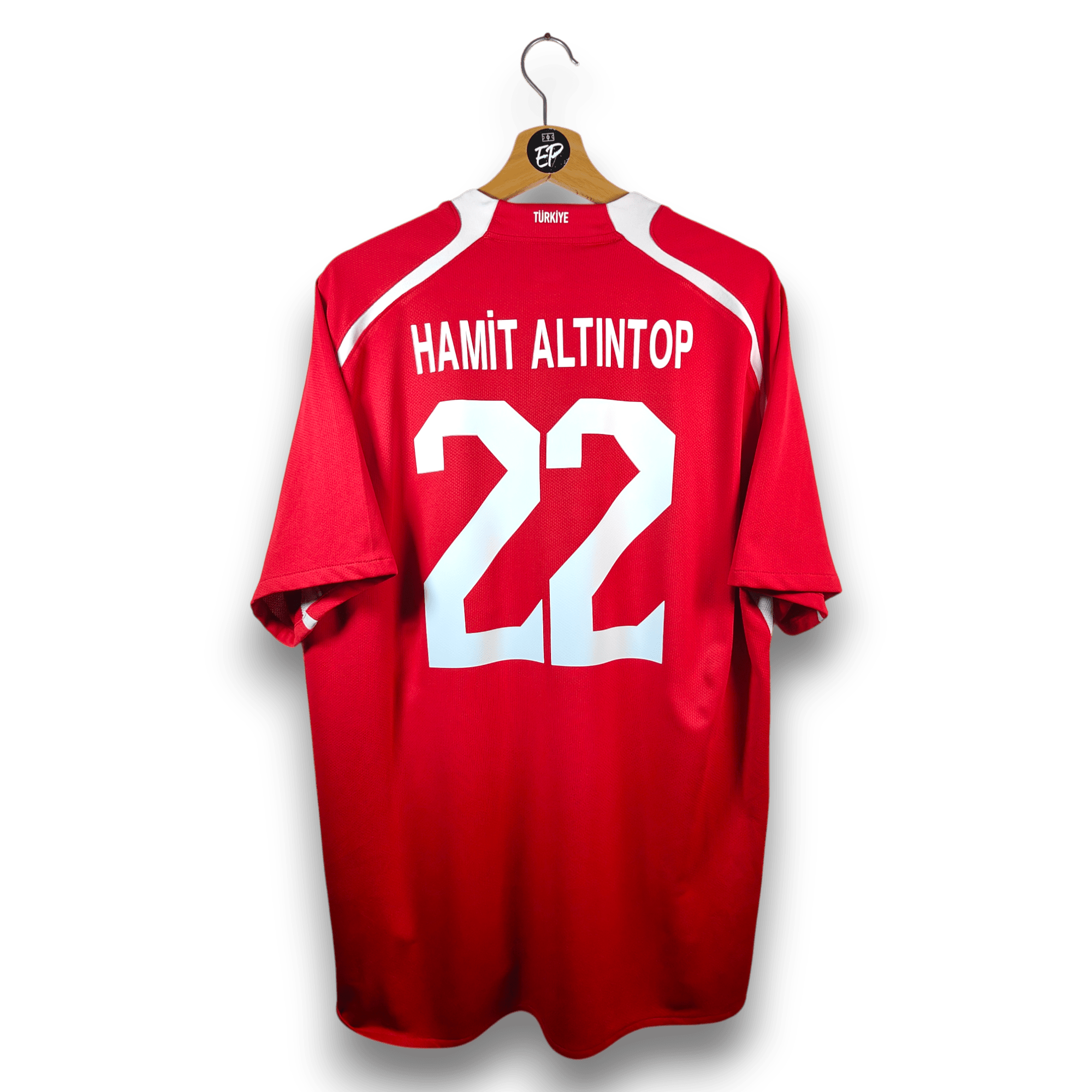 2008 - 09 Turkey Home Shirt Hamit Altintop 22 - 9.5/10 - (XL) - Eternal Pitch