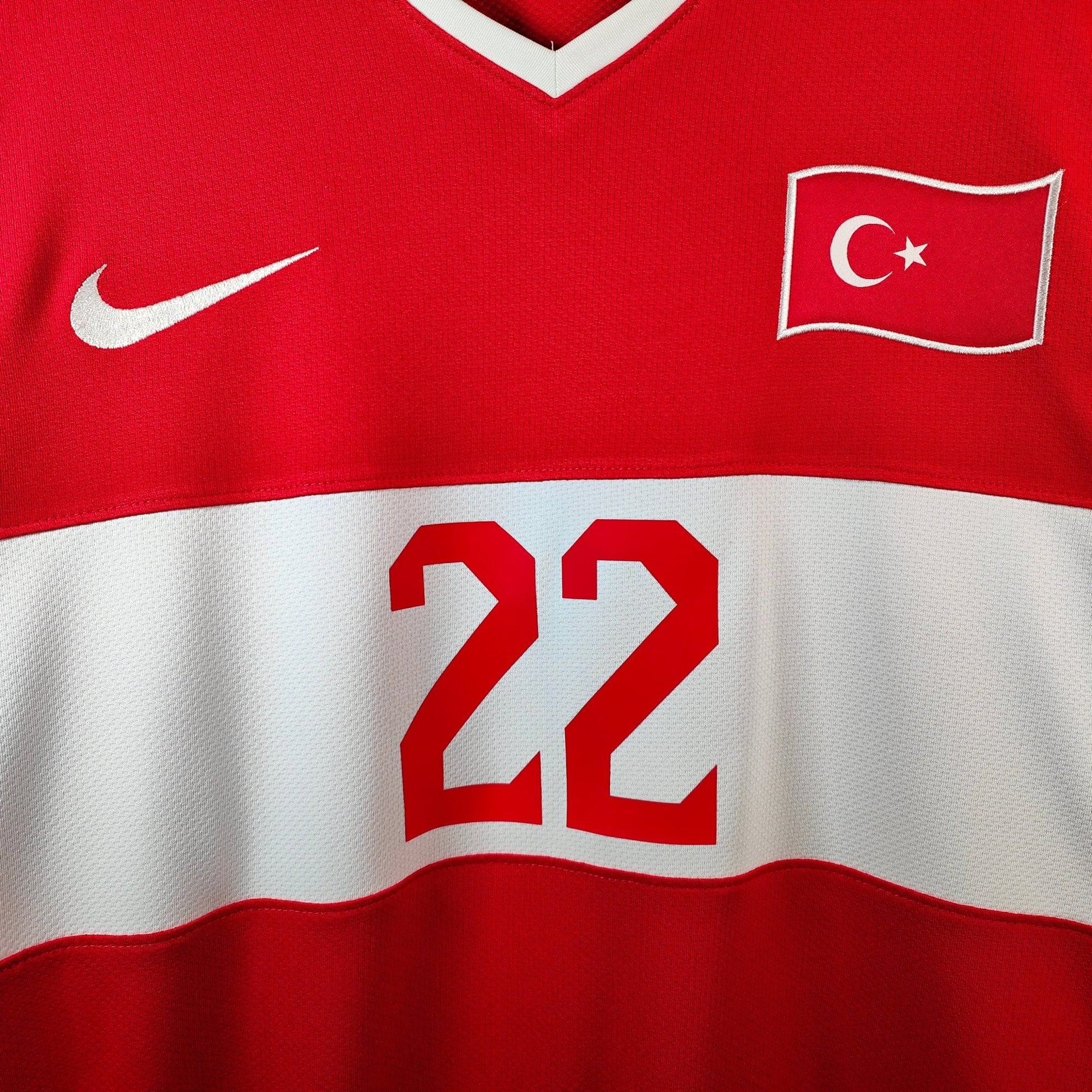 2008 - 09 Turkey Home Shirt Hamit Altintop 22 (XL) - Eternal Pitch