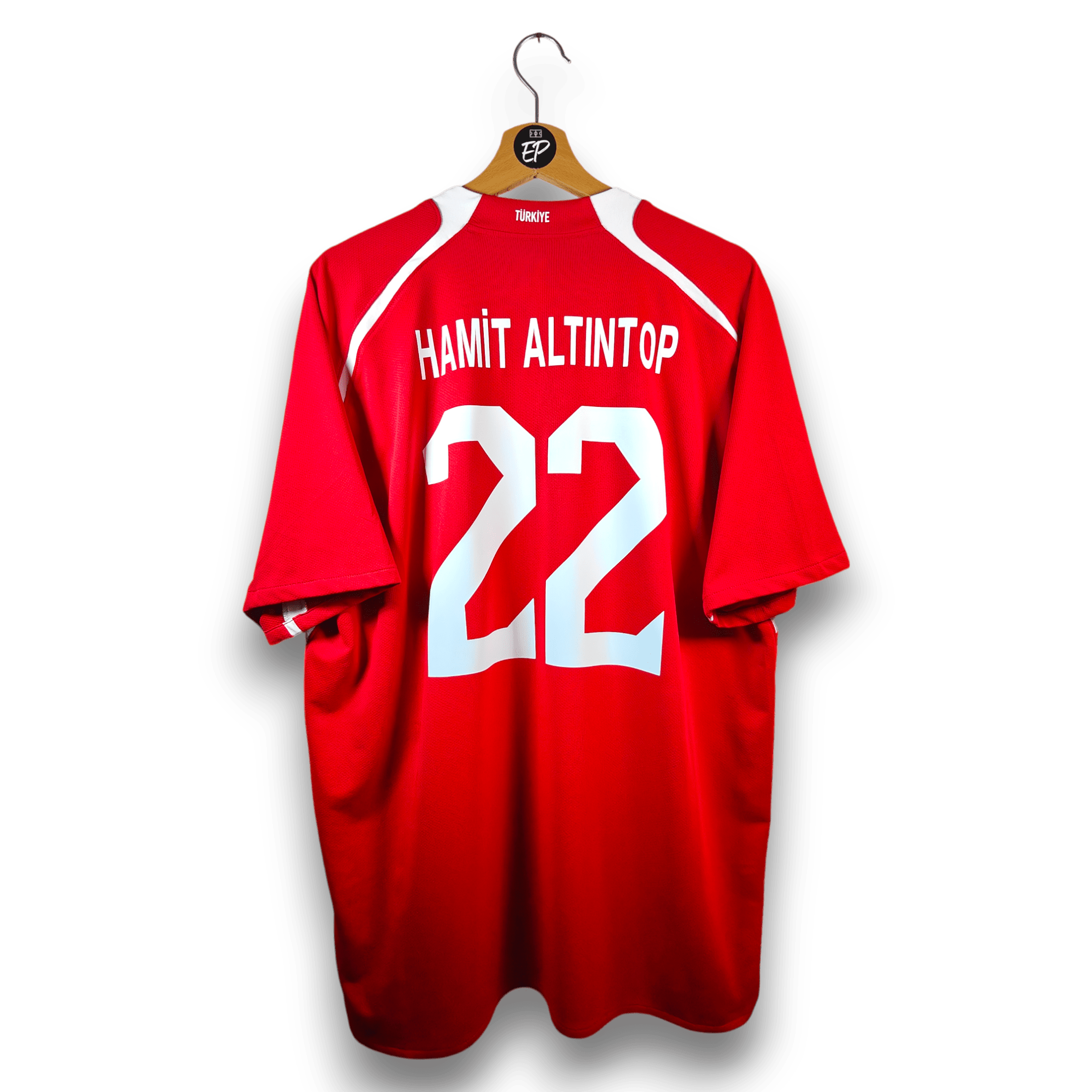 2008 - 09 Turkey Home Shirt Hamit Altintop 22 (XL) - Eternal Pitch