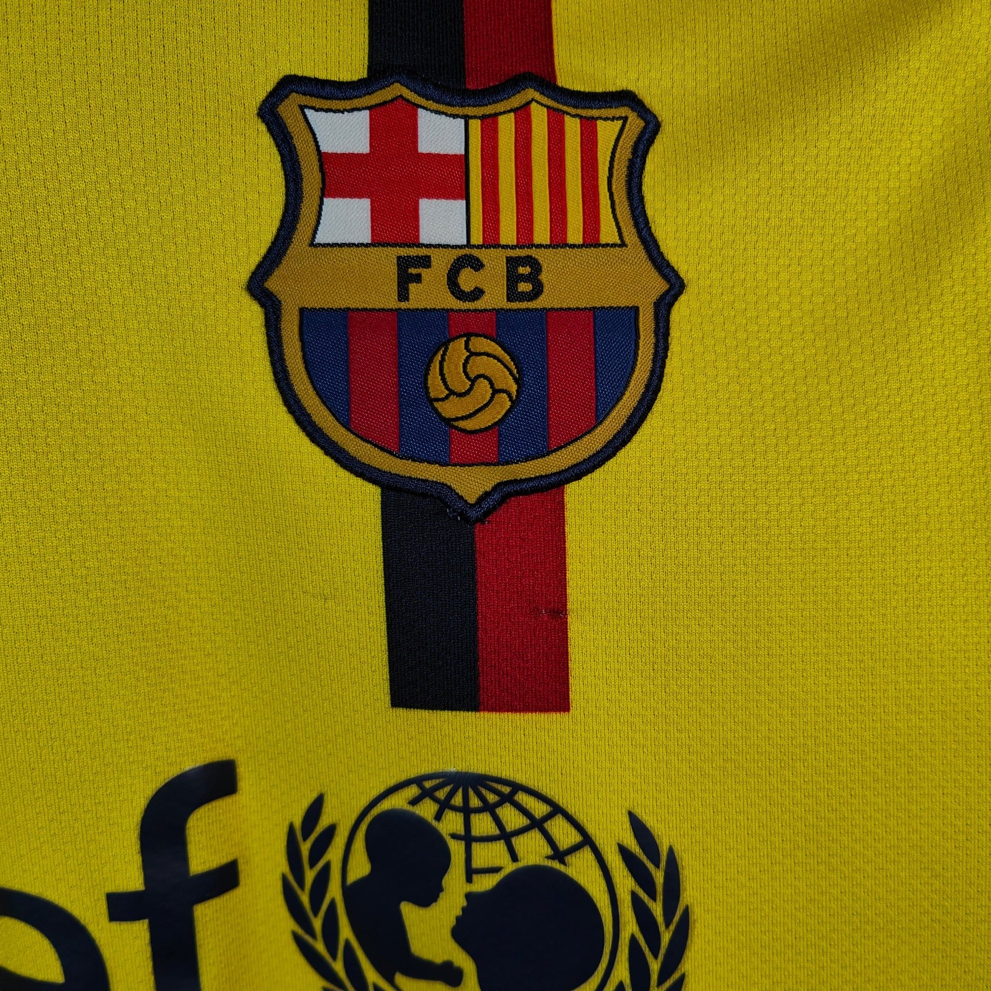 2008 - 10 FC Barcelona Away Shirt Ibrahimovic 9 - 8/10 - (M) - Eternal Pitch
