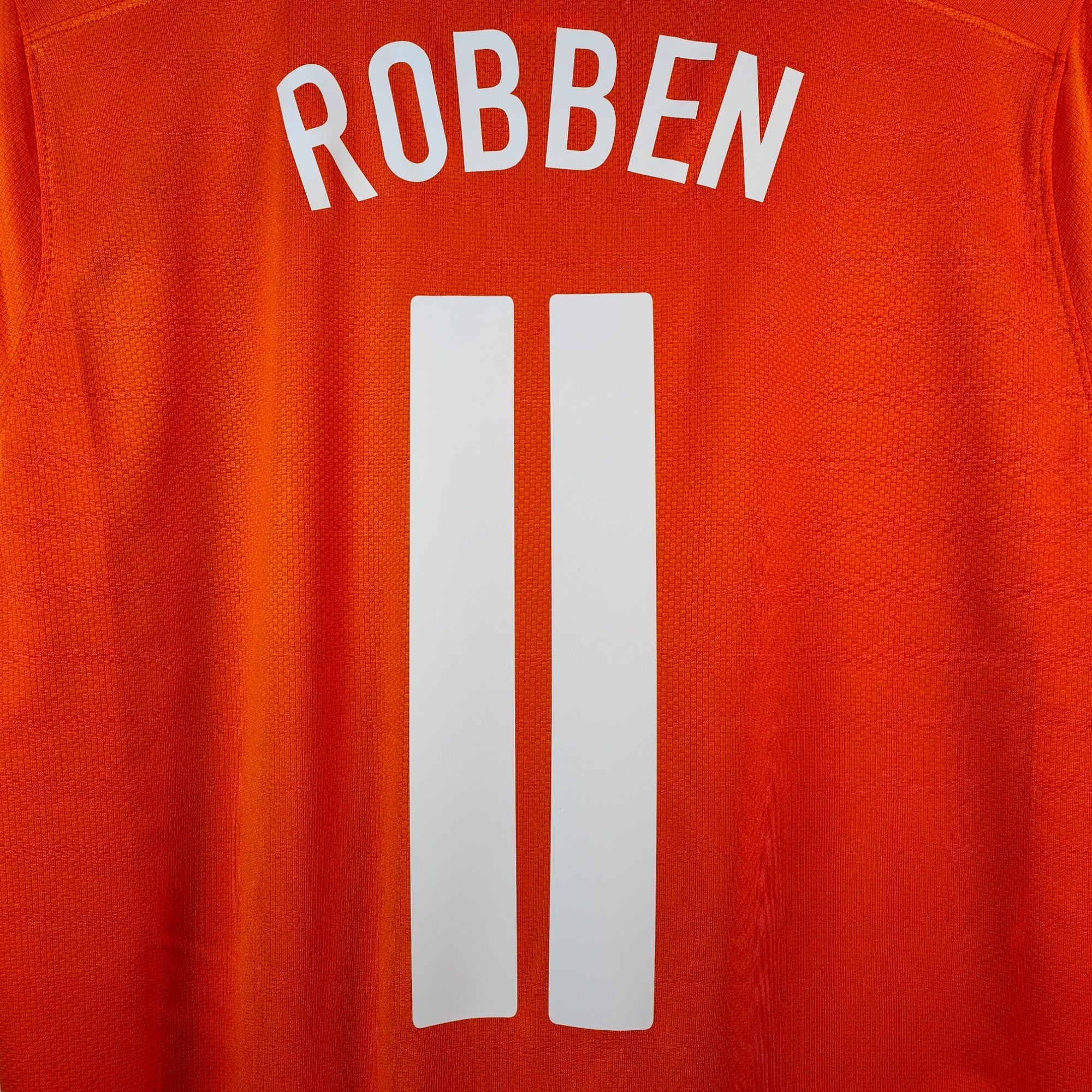 2008 - 10 Netherlands Home Shirt Robben 11 - 9.5/10 - (M) - Eternal Pitch