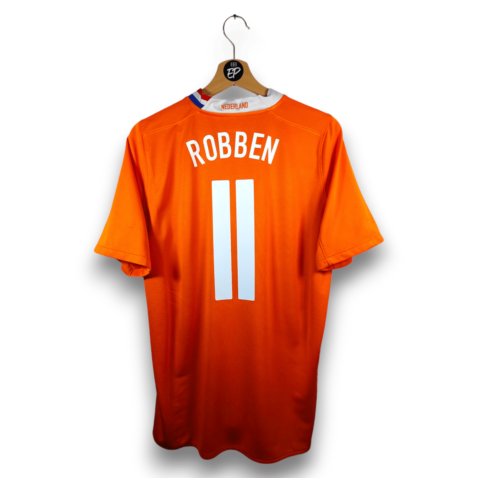 2008 - 10 Netherlands Home Shirt Robben 11 - 9.5/10 - (M) - Eternal Pitch