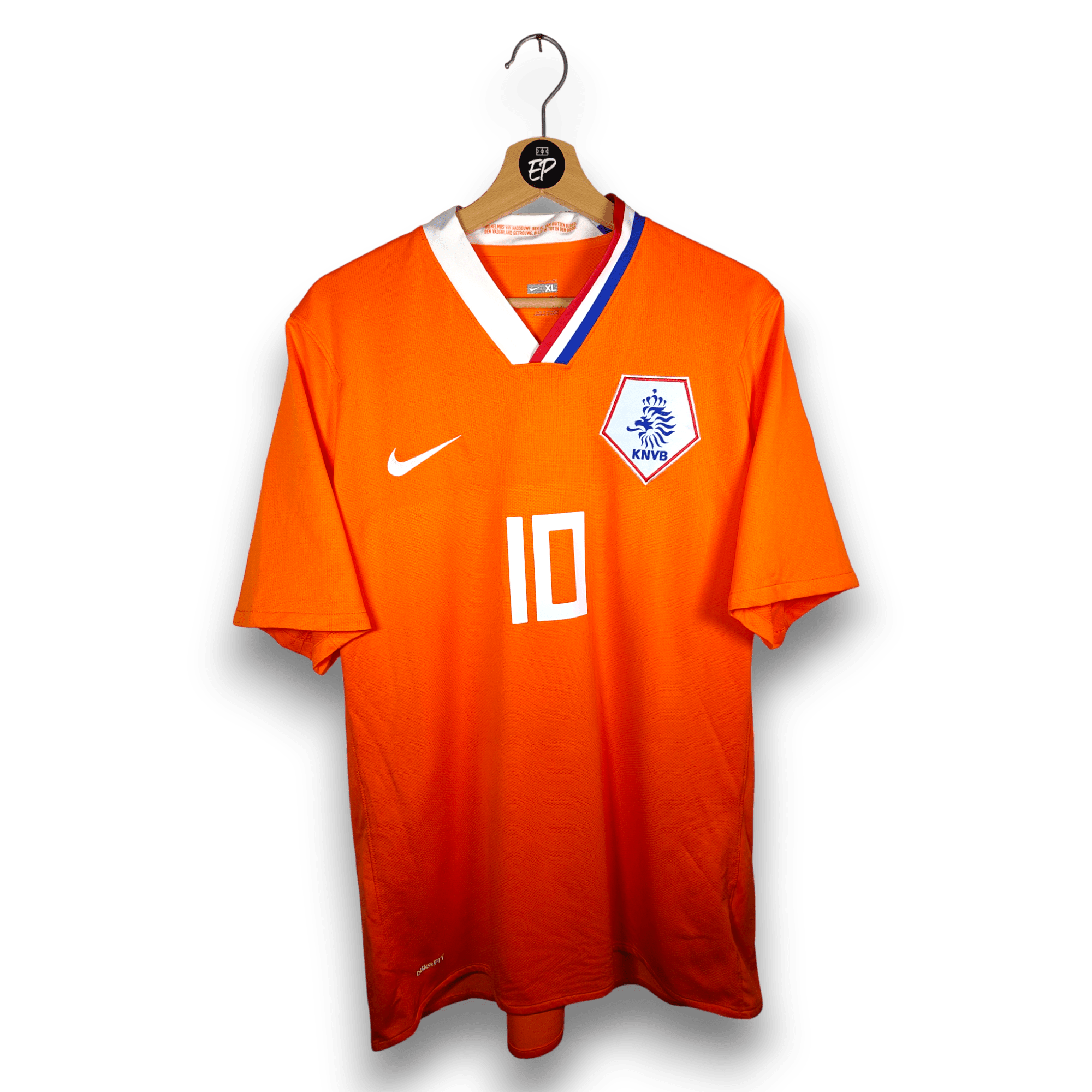 2008 - 10 Netherlands Home Shirt Sneijder 10 - 9.5/10 - (XL) - Eternal Pitch