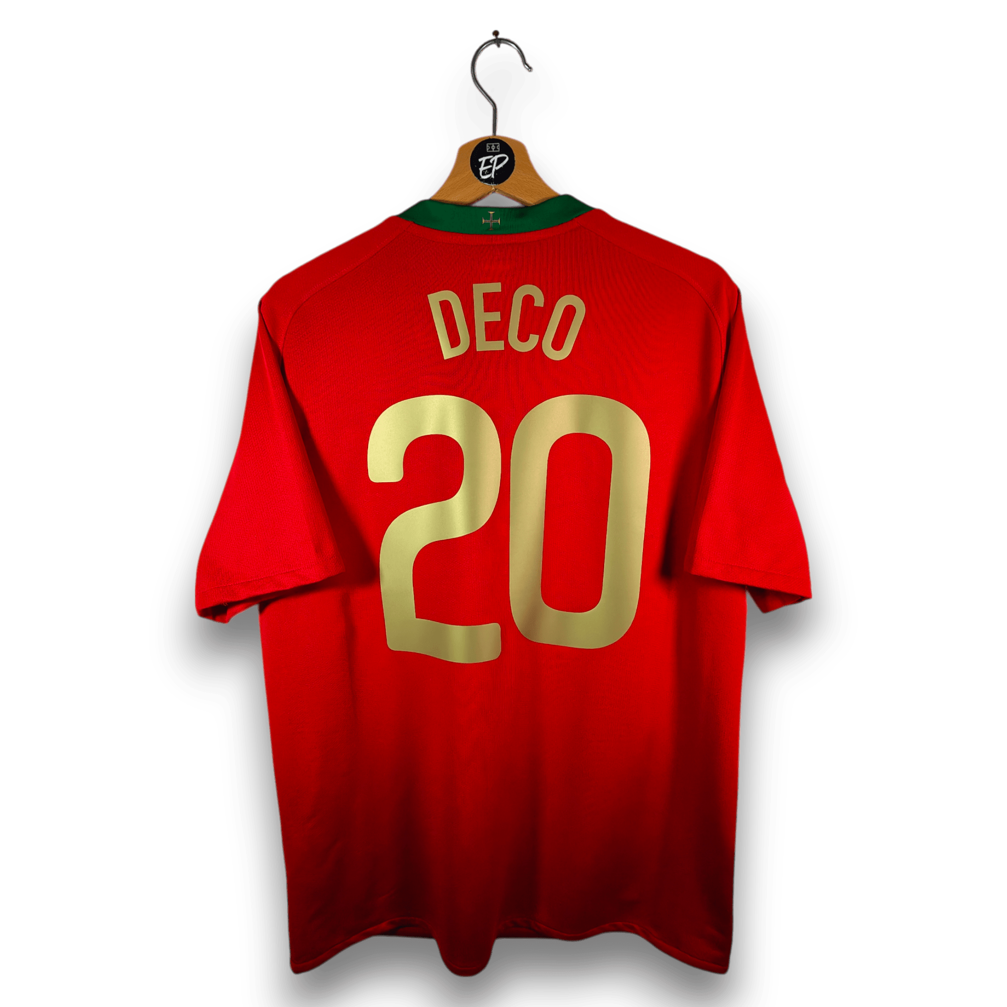 2008 - 10 Portugal Home Shirt Deco 20 - 9.5/10 - (M) - Eternal Pitch