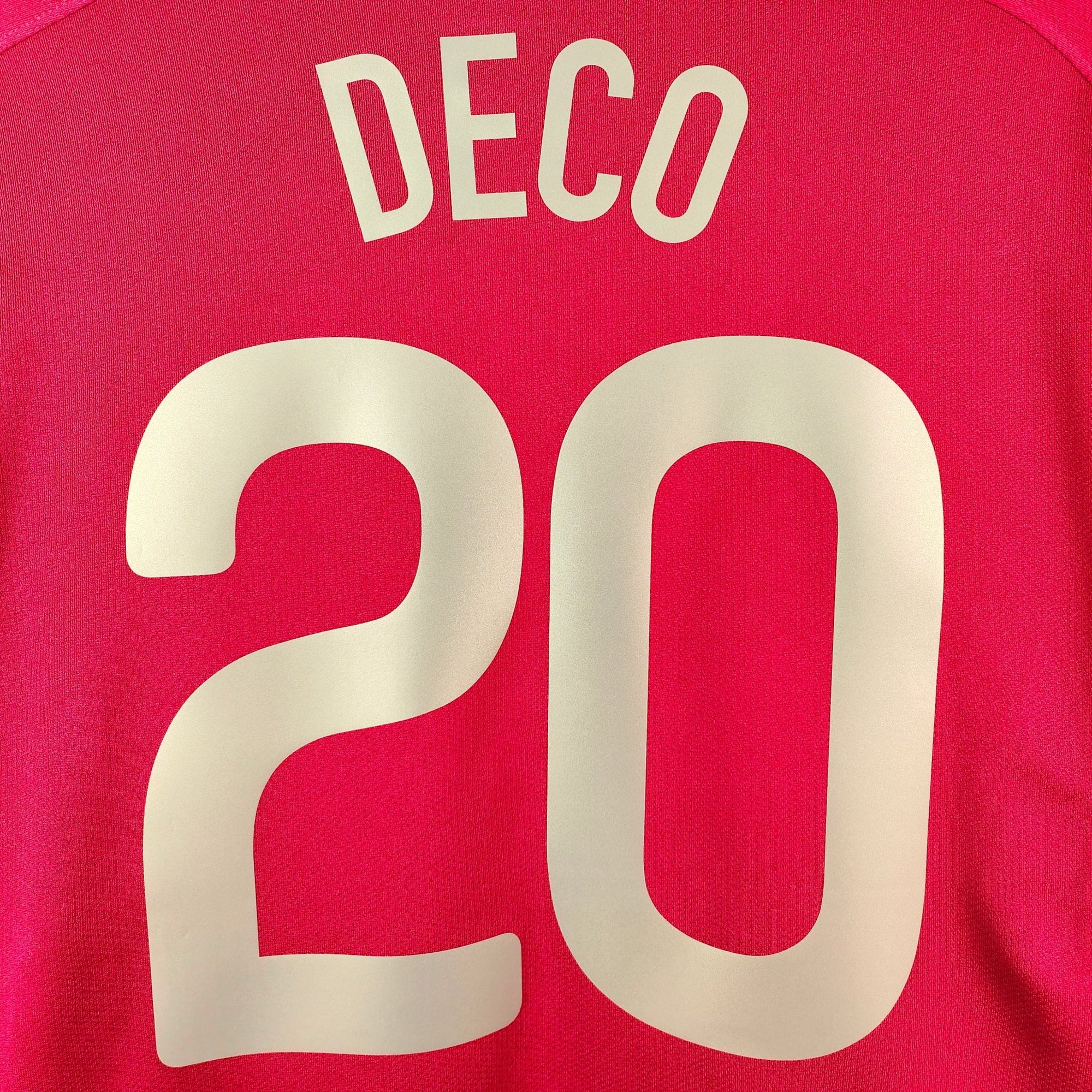 2008 - 10 Portugal Home Shirt Deco 20 - 9.5/10 - (M) - Eternal Pitch