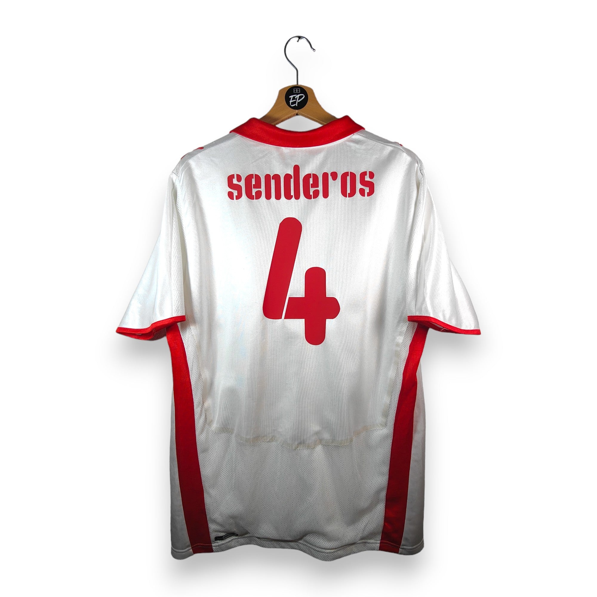2008 - 10 Switzerland Away Shirt Senderos 4 (L) - Eternal Pitch