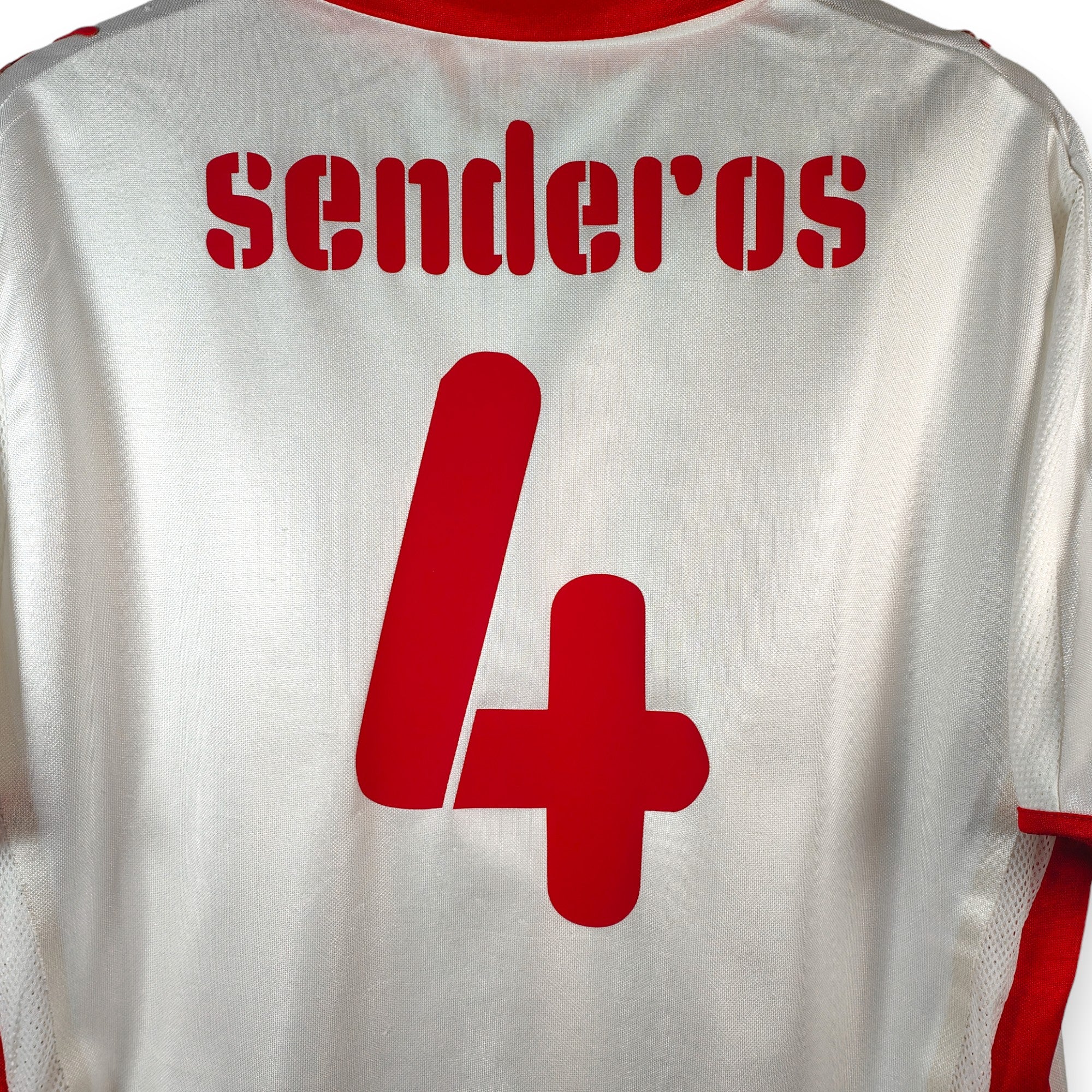 2008 - 10 Switzerland Away Shirt Senderos 4 (L) - Eternal Pitch