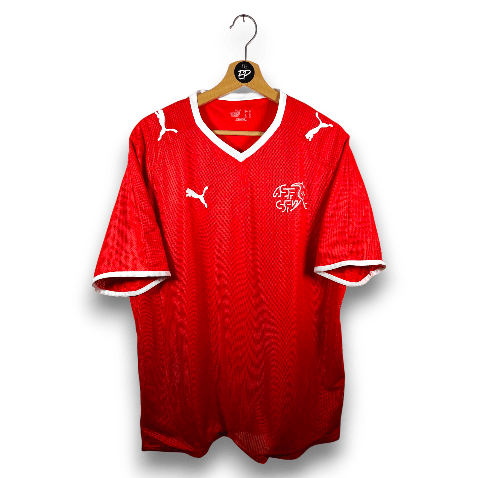 2008 - 10 Switzerland Home Shirt - 9.5/10 - (XL) - Eternal Pitch