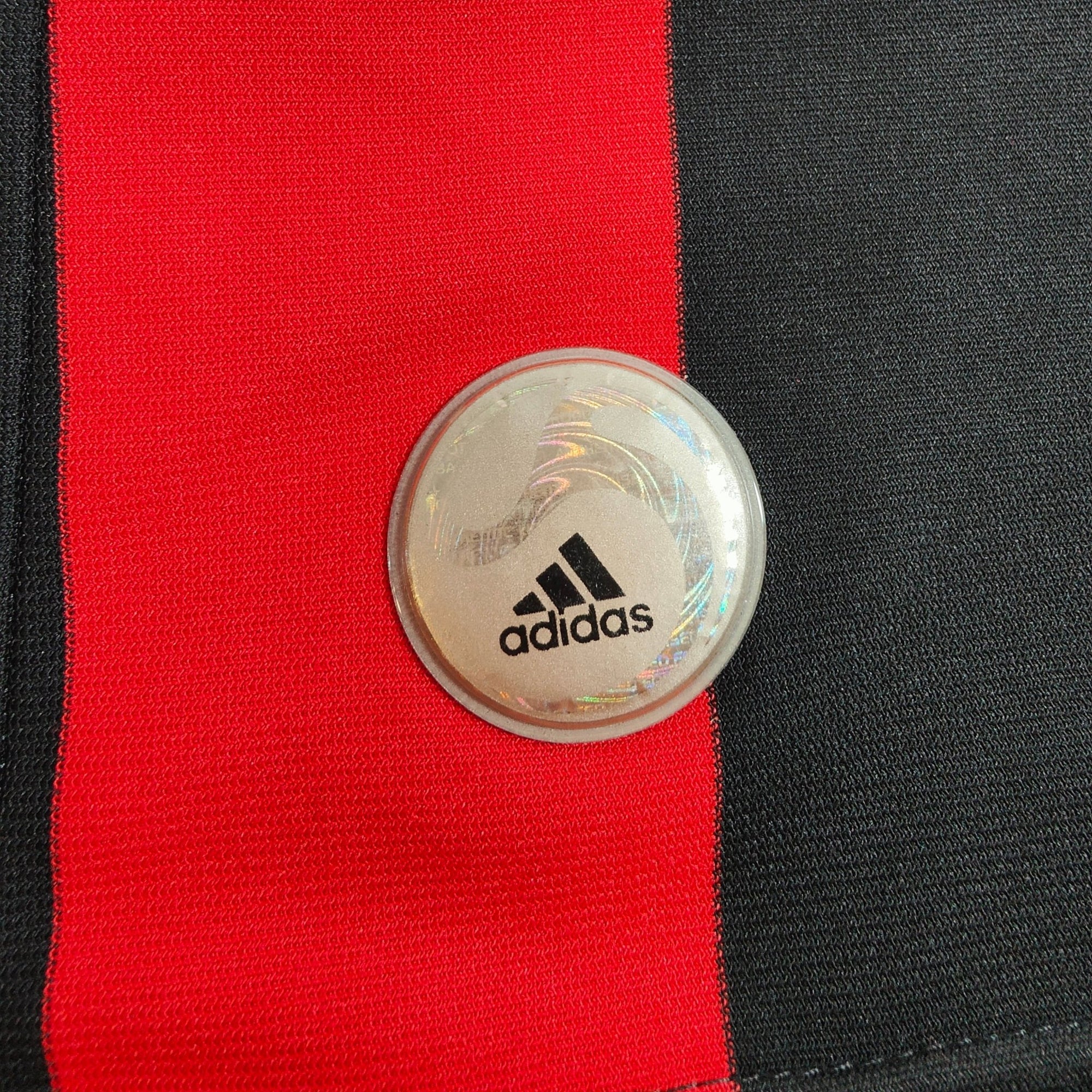 2009 - 10 AC Milan Home Shirt Ronaldinho 80 - 8.5/10 - (S) - Eternal Pitch
