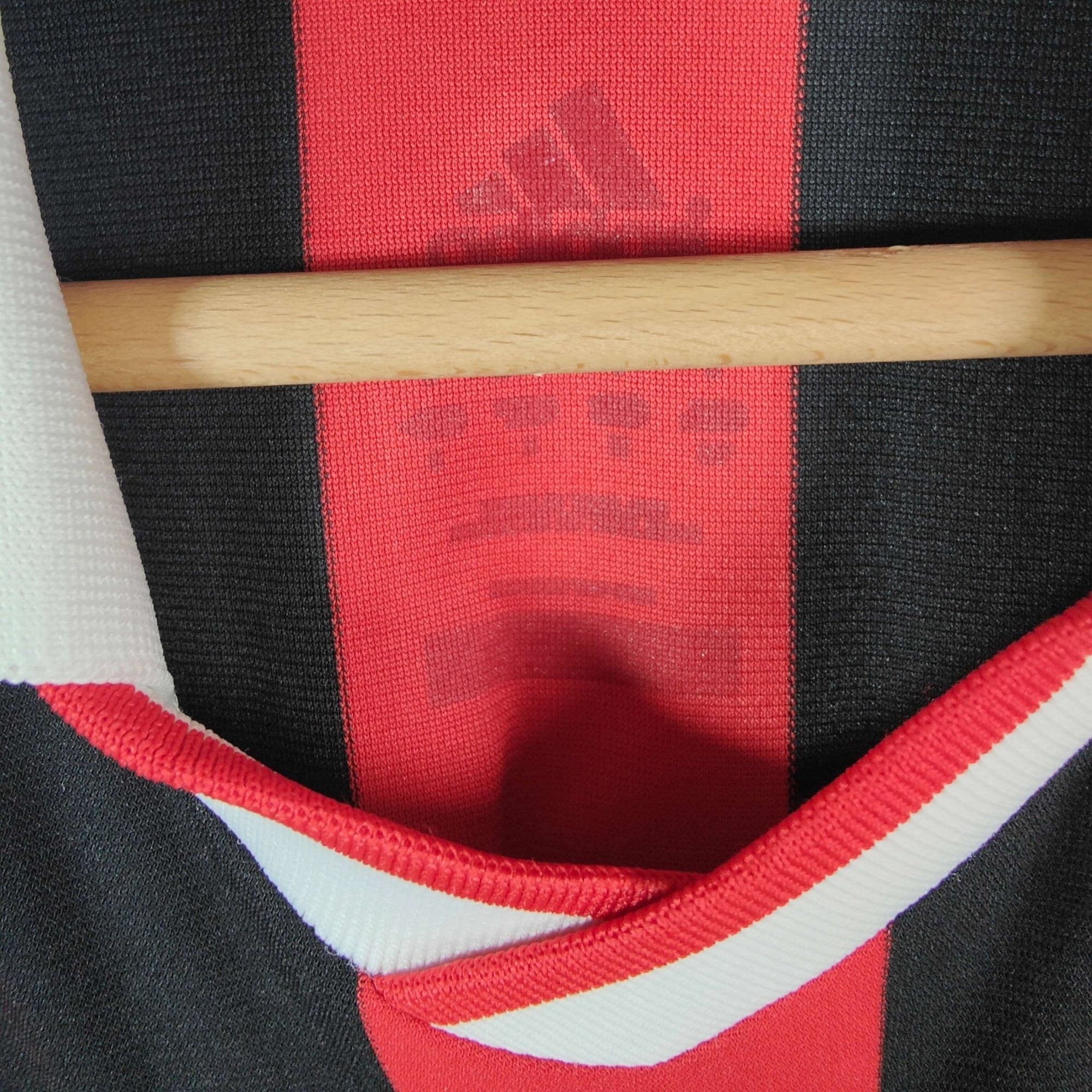 2009 - 10 AC Milan Home Shirt Ronaldinho 80 - 8.5/10 - (S) - Eternal Pitch