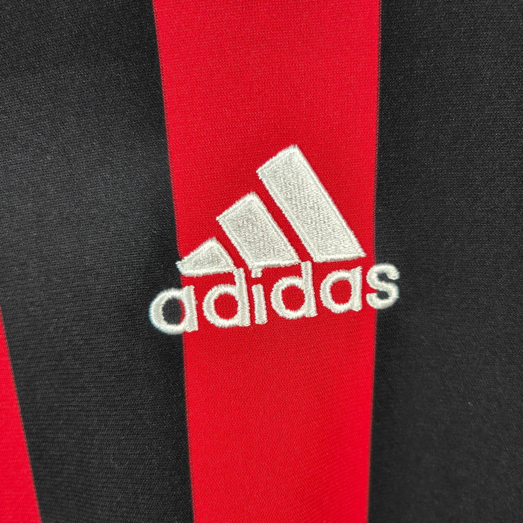 2009 - 10 AC Milan Home Shirt Ronaldinho 80 - 8.5/10 - (S) - Eternal Pitch