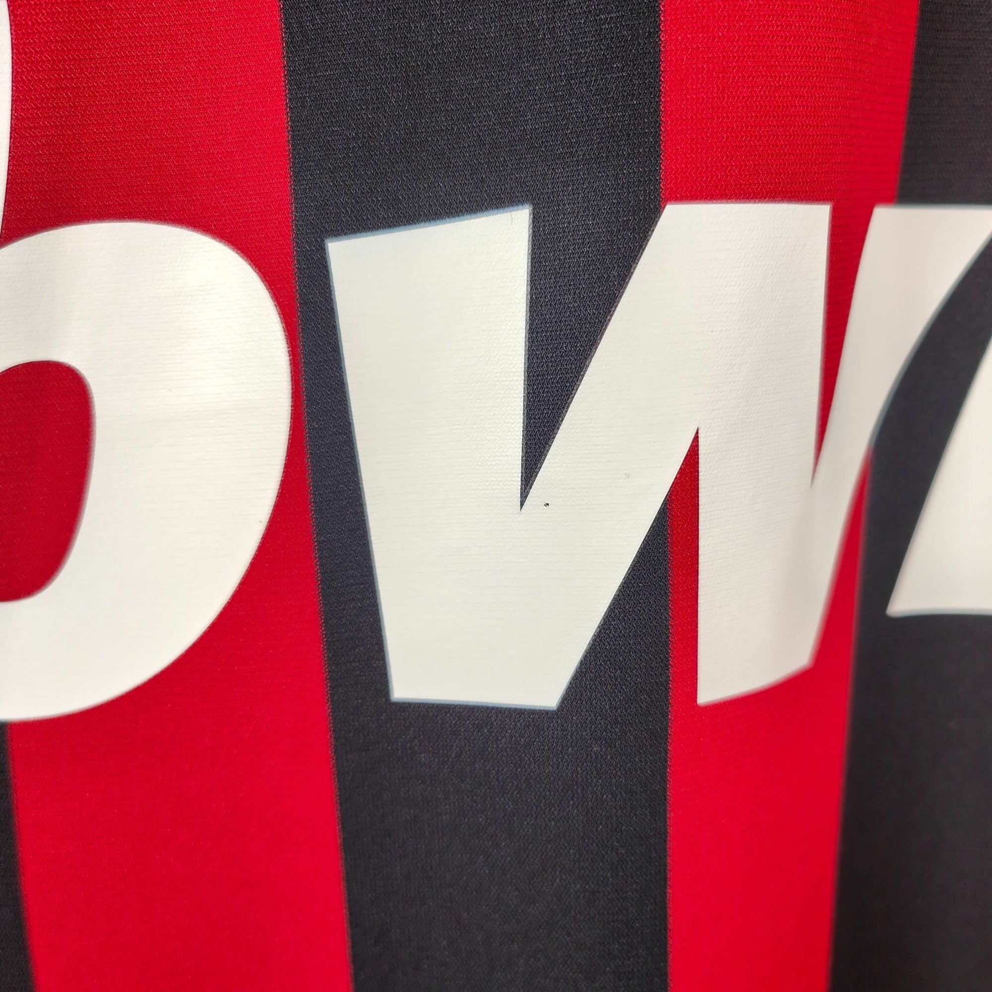 2009 - 10 AC Milan Home Shirt Ronaldinho 80 - 8.5/10 - (S) - Eternal Pitch